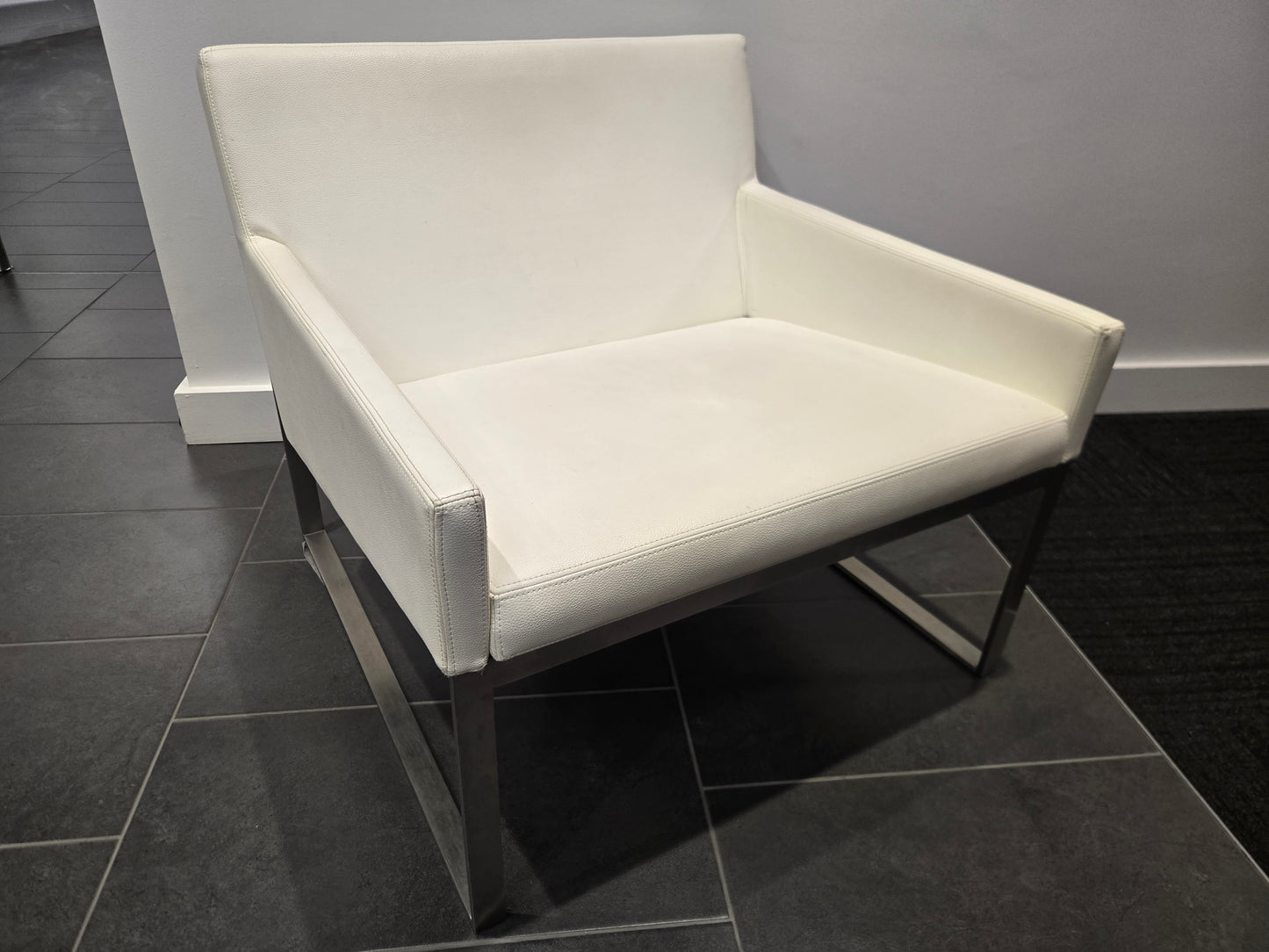 Bernhardt Design B.3 Lounge Chair in White