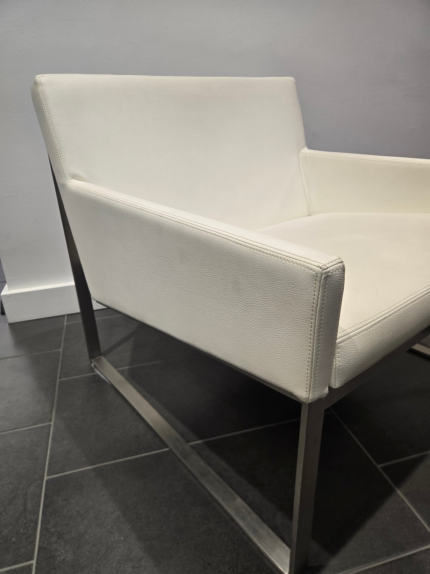 Bernhardt Design B.3 Lounge Chair in White