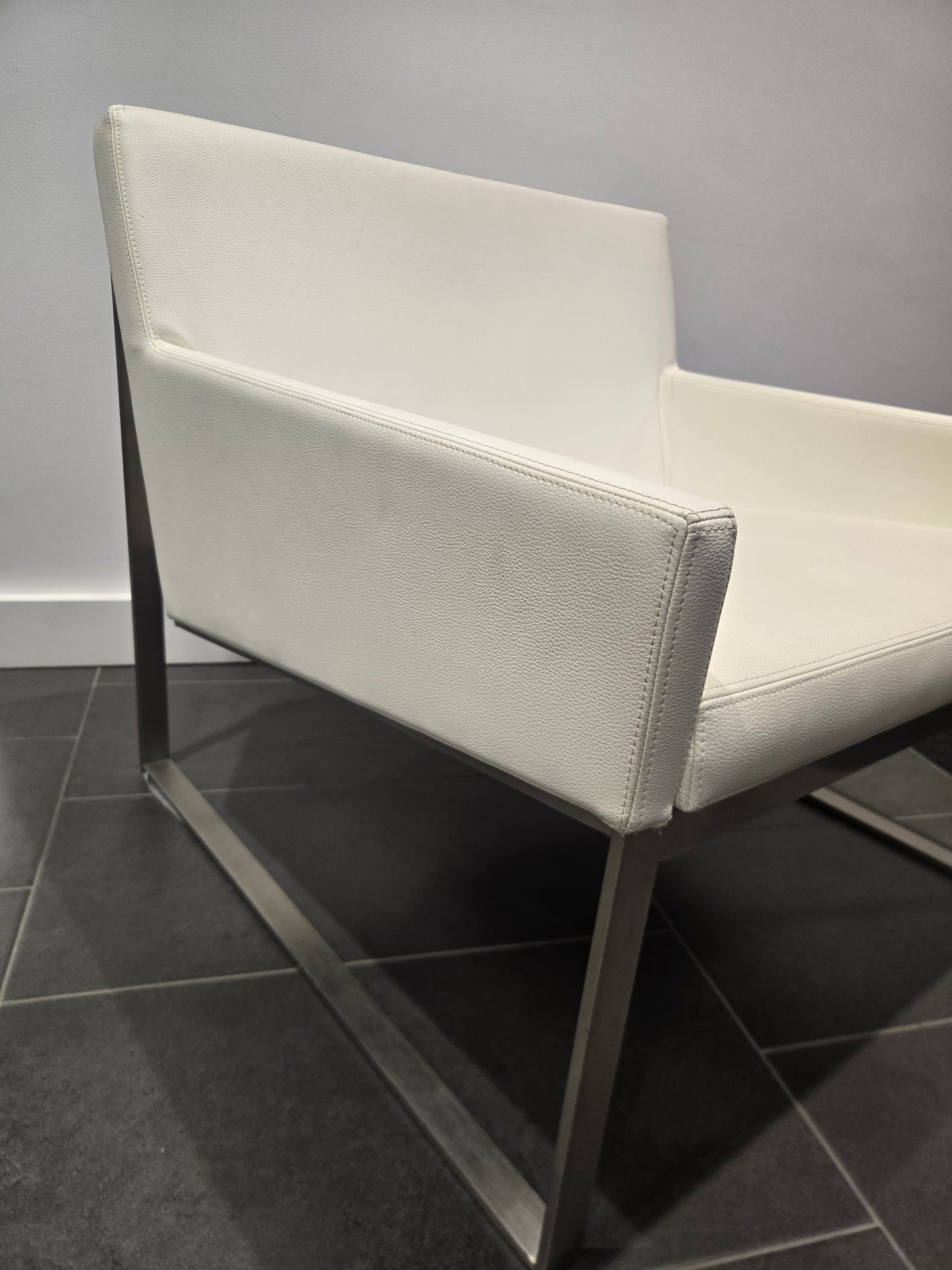 Bernhardt Design B.3 Lounge Chair in White
