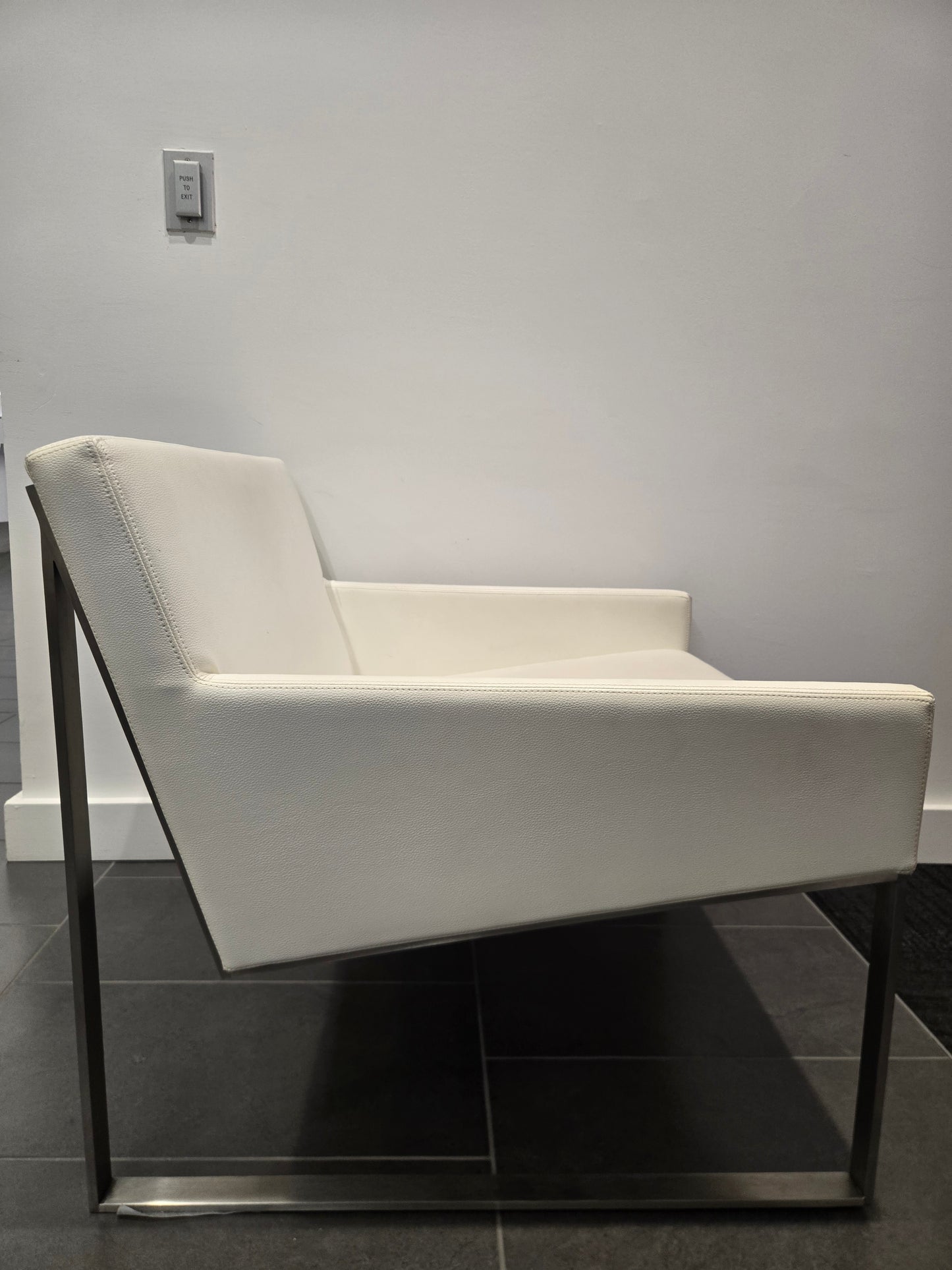 Bernhardt Design B.3 Lounge Chair in White