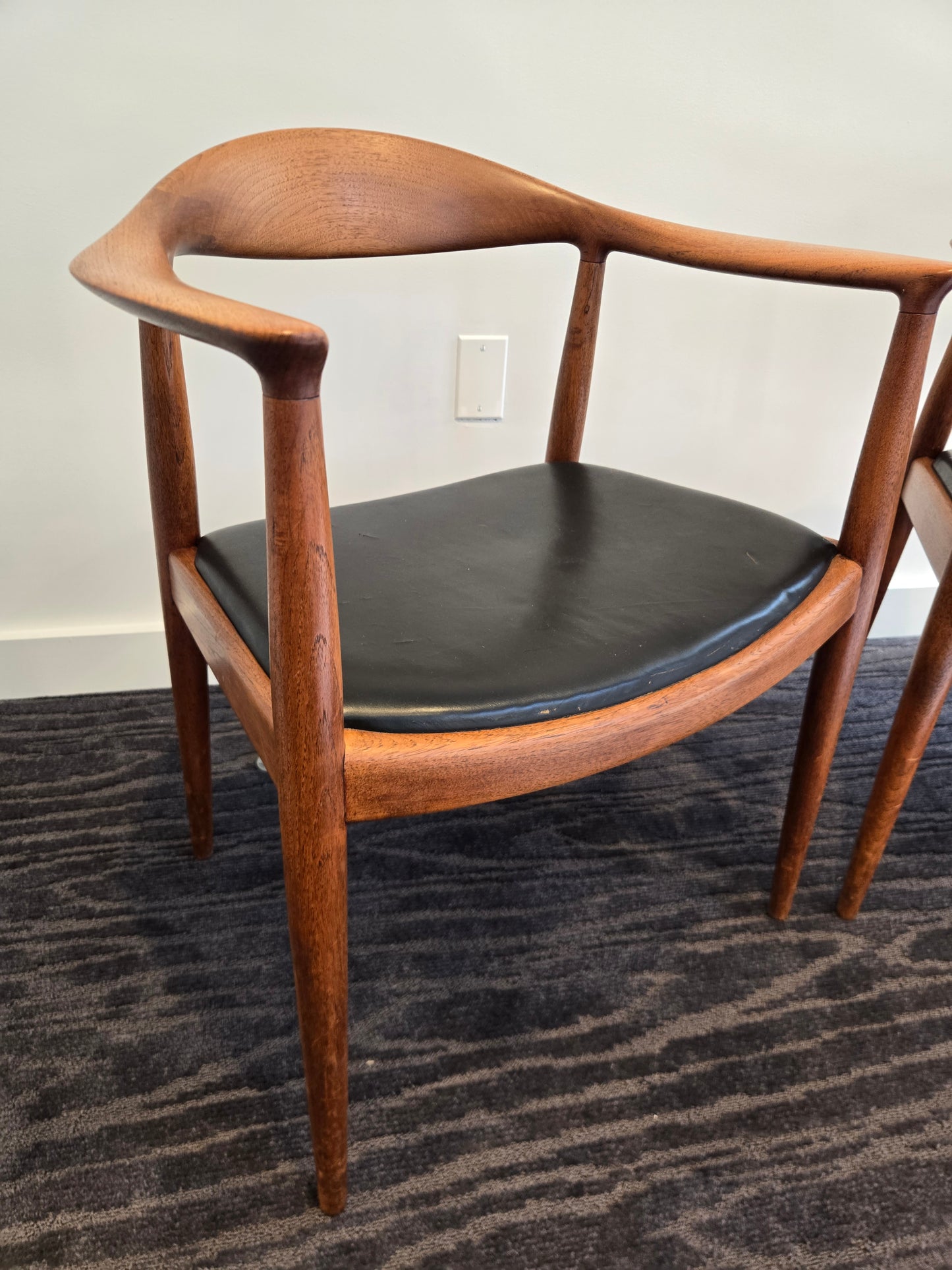 Hans J. Wegner for Johannes Hansen JH501 "The Chair" - A Pair (Vintage)