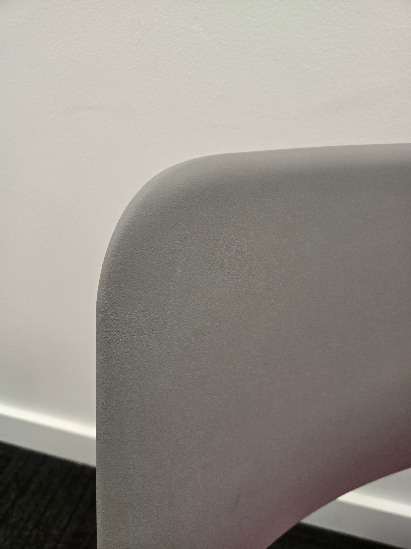Knoll Spark Lounge Chair in Grey with Pink Seat