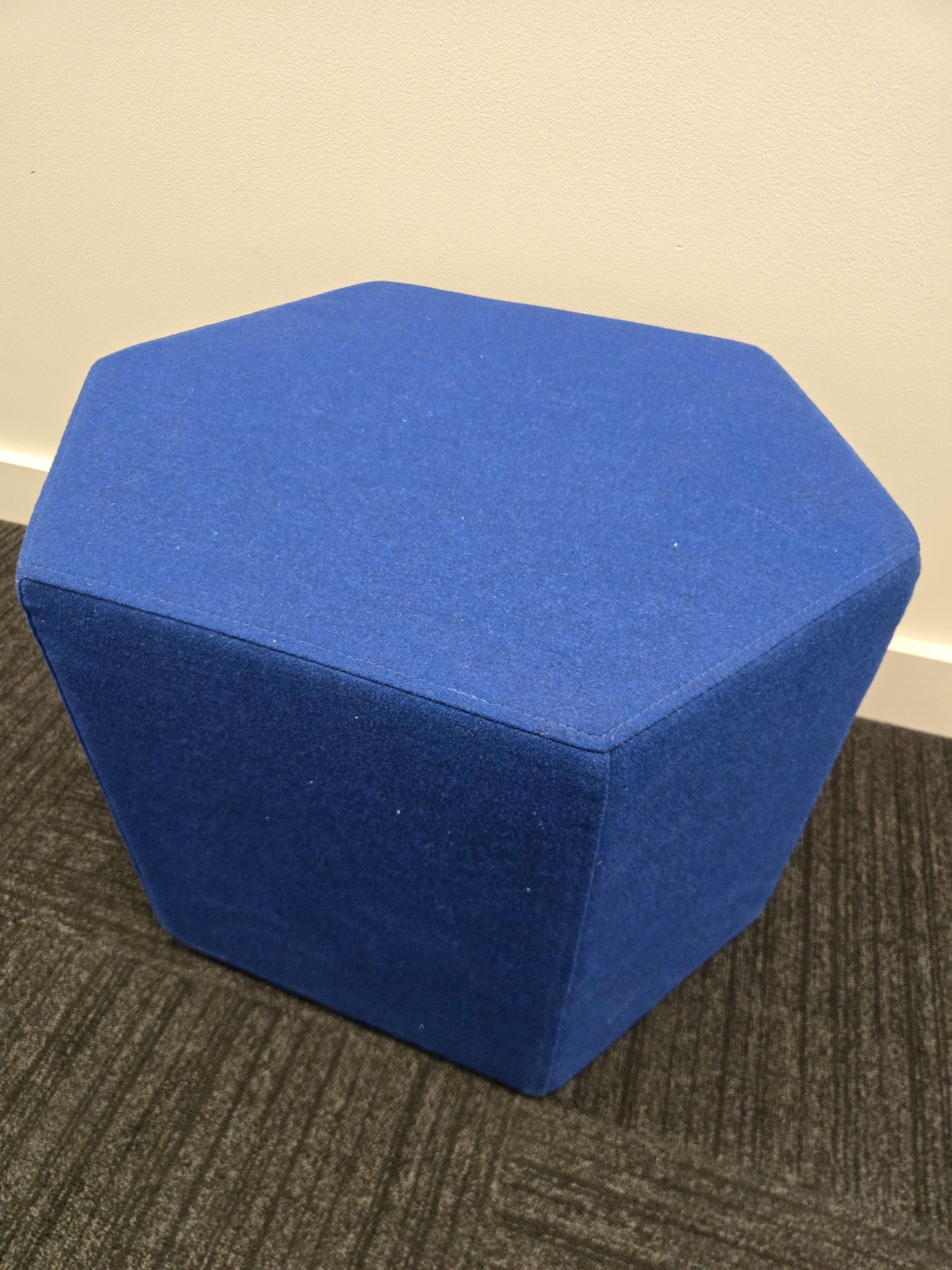 Blu Dot Hecks Ottoman in Blue
