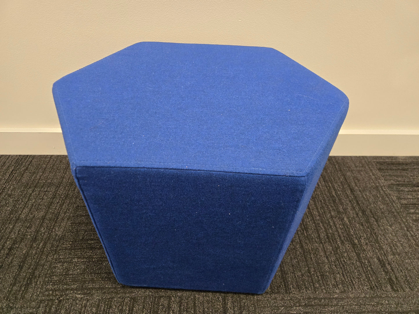 Blu Dot Hecks Ottoman in Blue