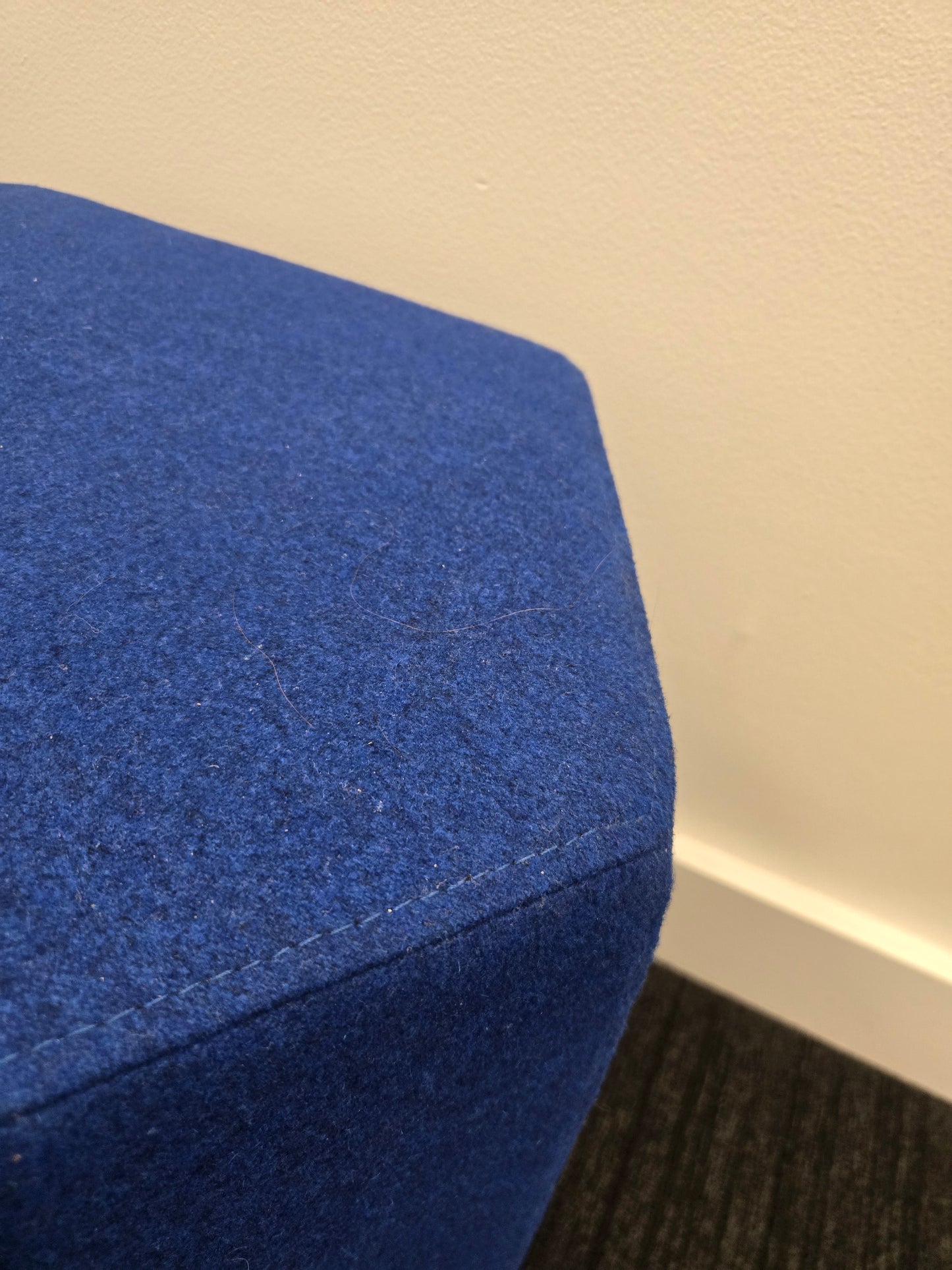 Blu Dot Hecks Ottoman in Blue