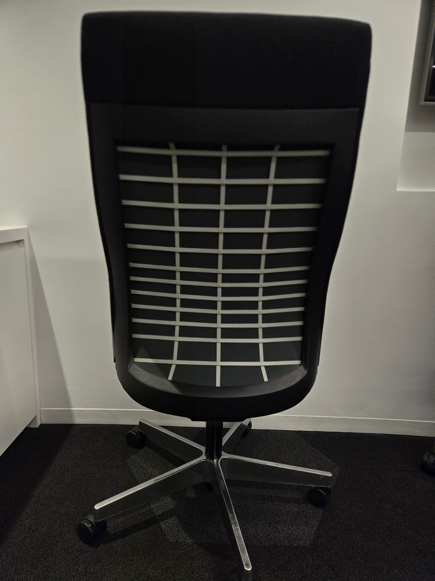 Knoll Remix Executive Highback Chair in Black Fabric