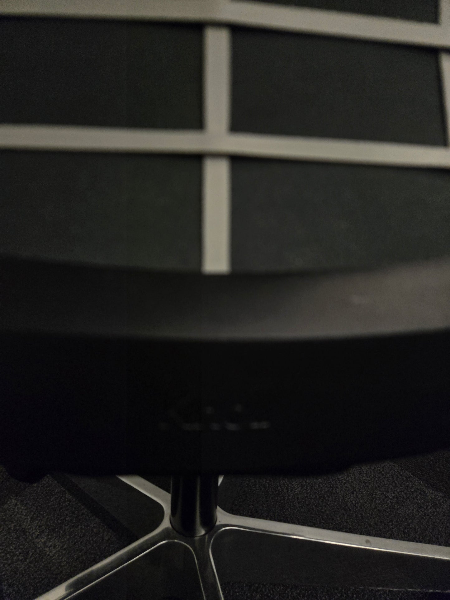 Knoll Remix Executive Highback Chair in Black Fabric