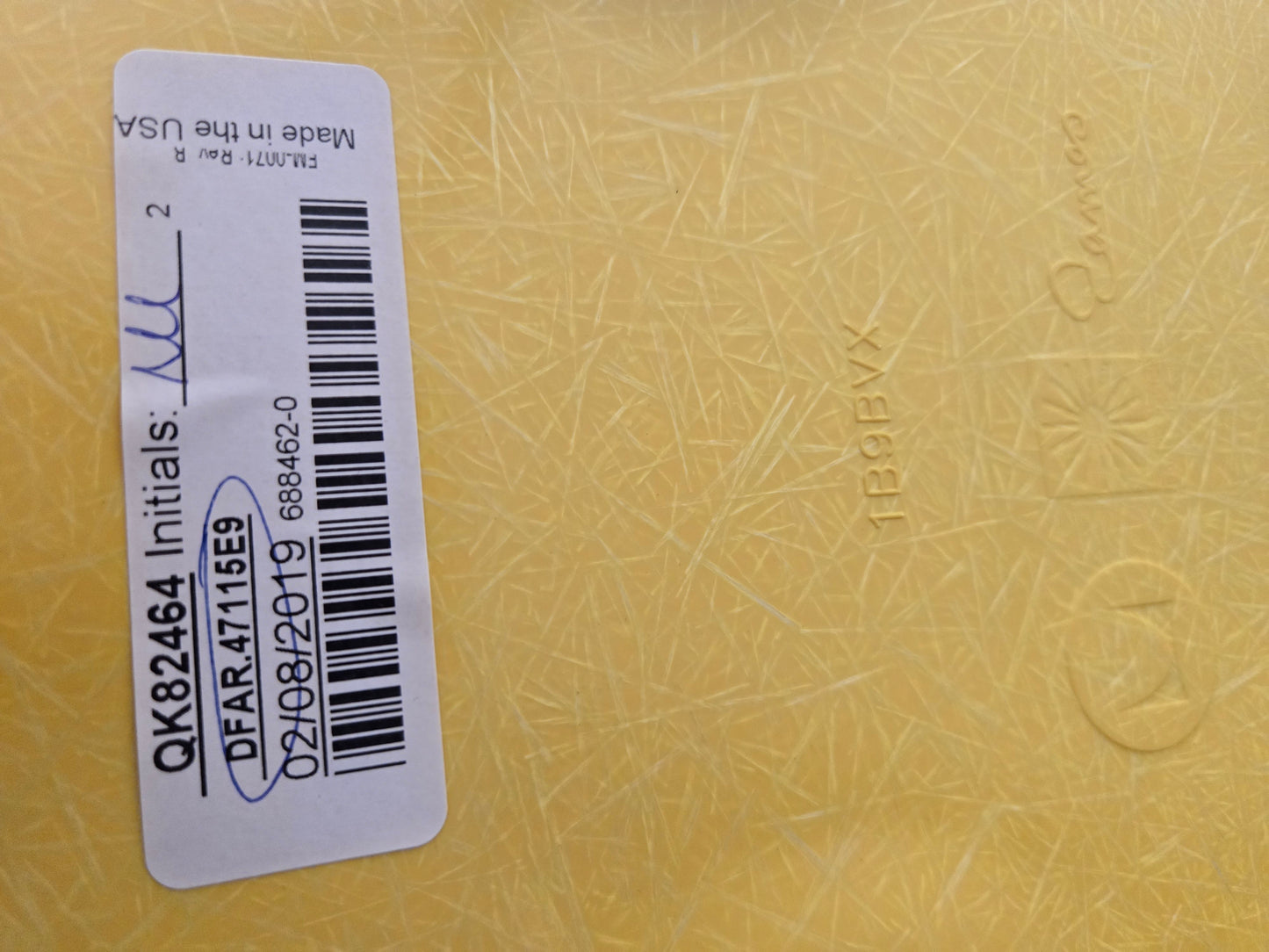 Herman Miller Eames Molded Armchair with Eiffel Legs in Yellow