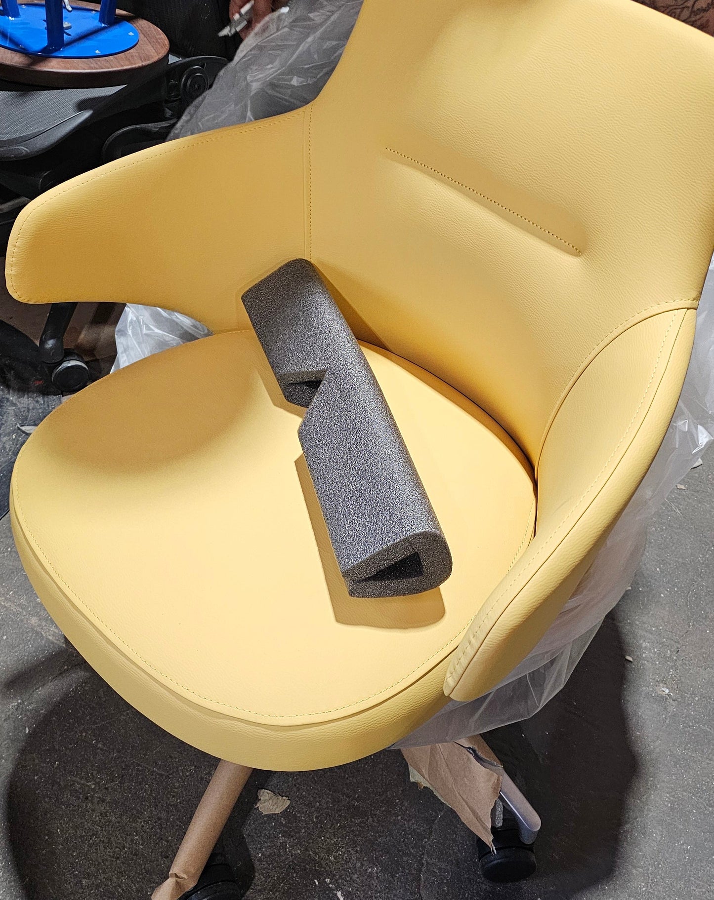 Coalesse Massaud Executive Office Chair in Yellow (New)