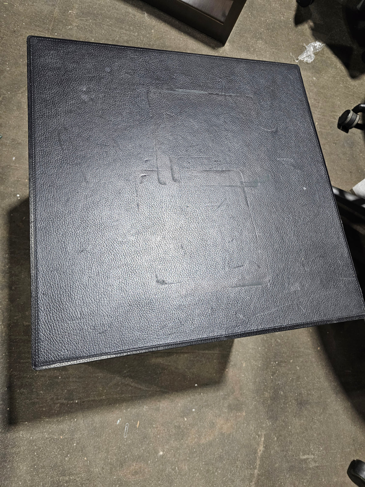 Promemoria Leather-Wrapped Side Table