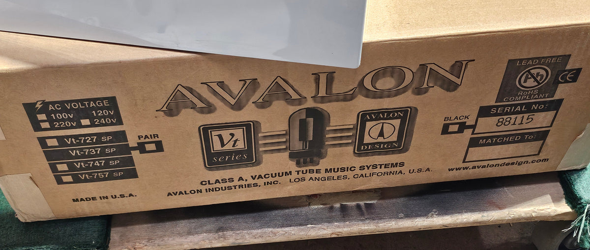 Avalon VT-737sp Class A Tube Channel Strip Microphone Preamp, Compressor & EQ (New in Open Box)