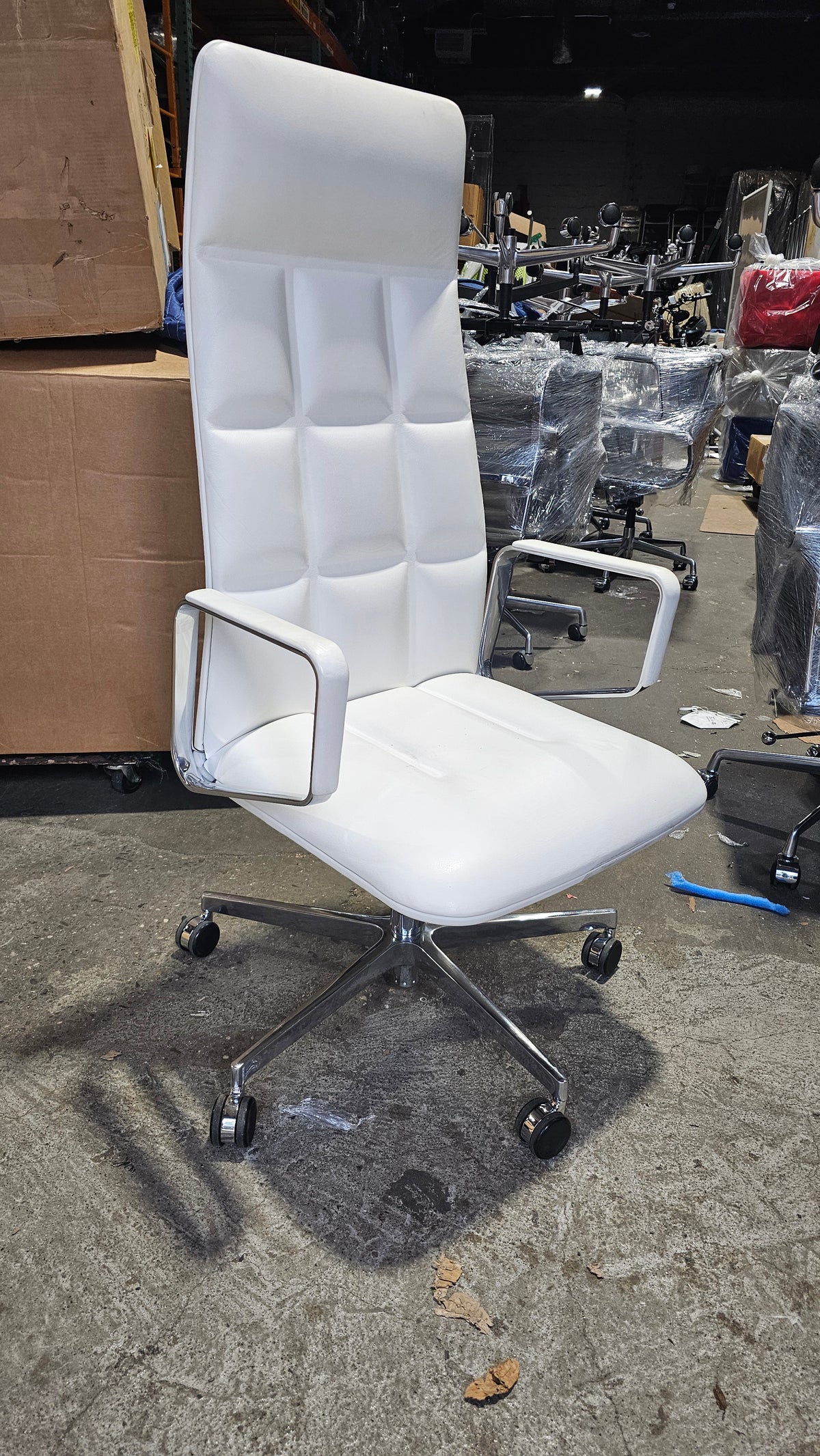 Walter Knoll Leadchair Soft Executive High Back Office Chair in White