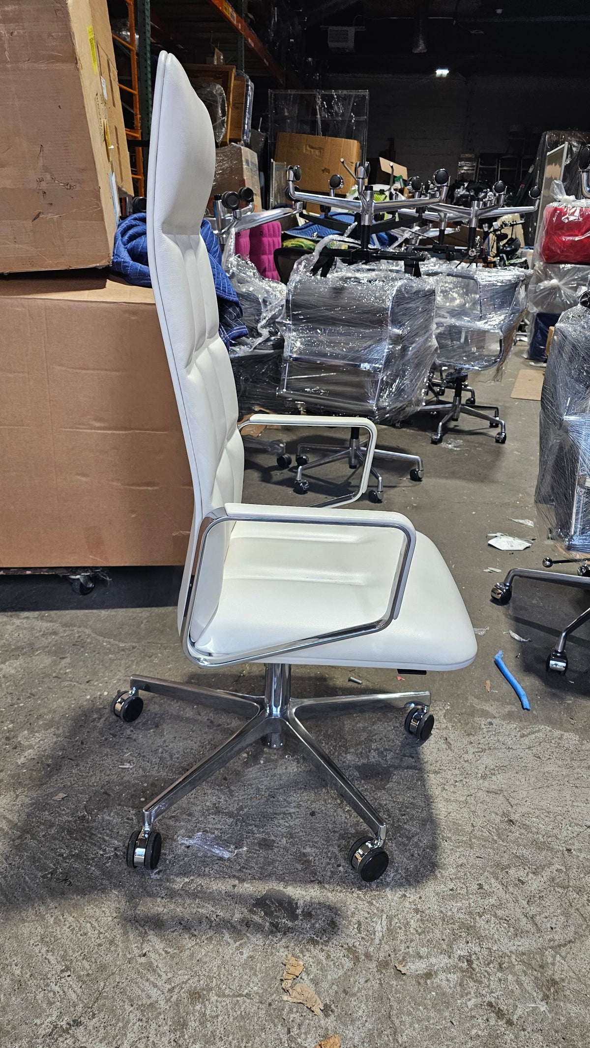 Walter Knoll Leadchair Soft Executive High Back Office Chair in White