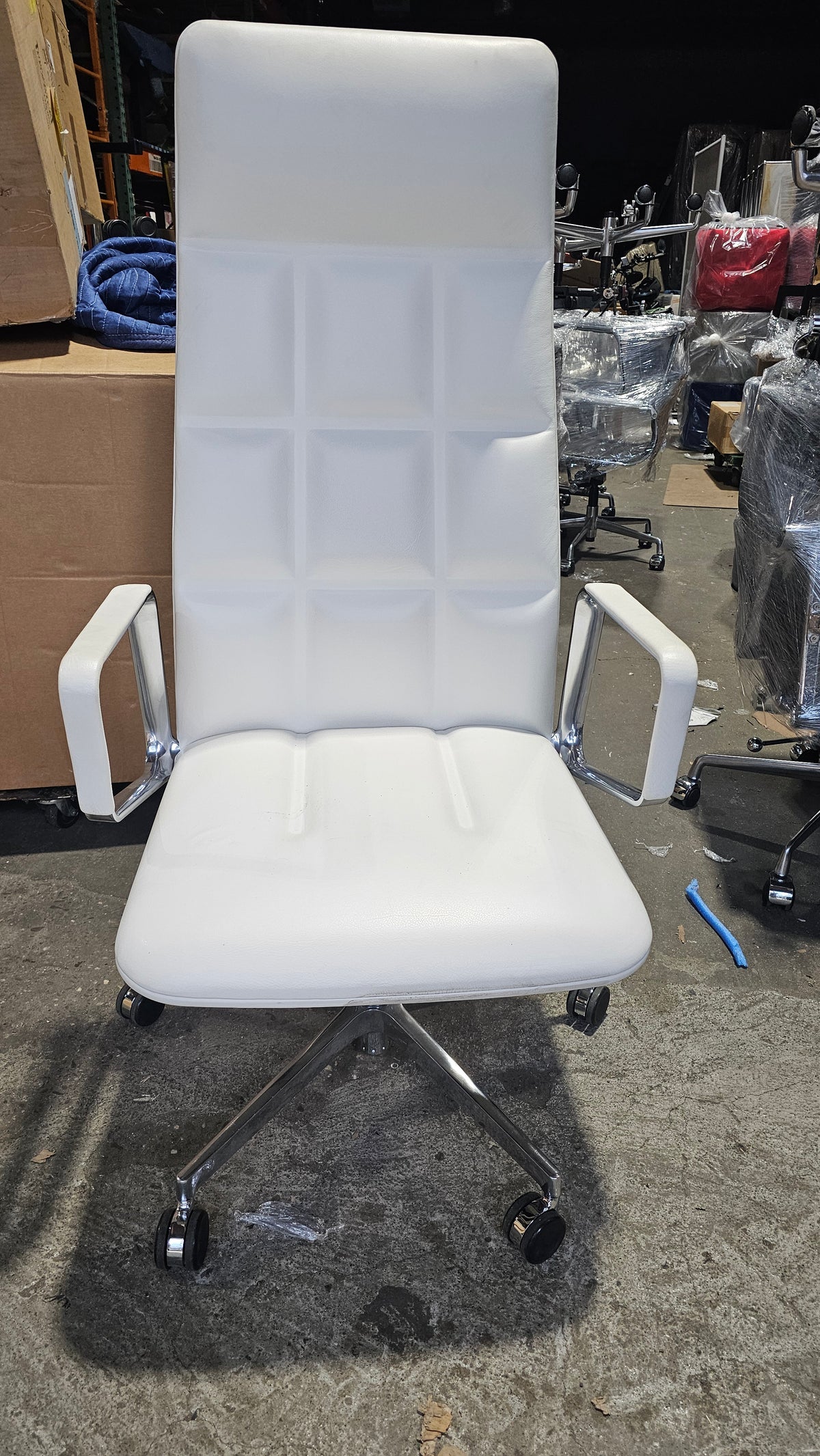 Walter Knoll Leadchair Soft Executive High Back Office Chair in White