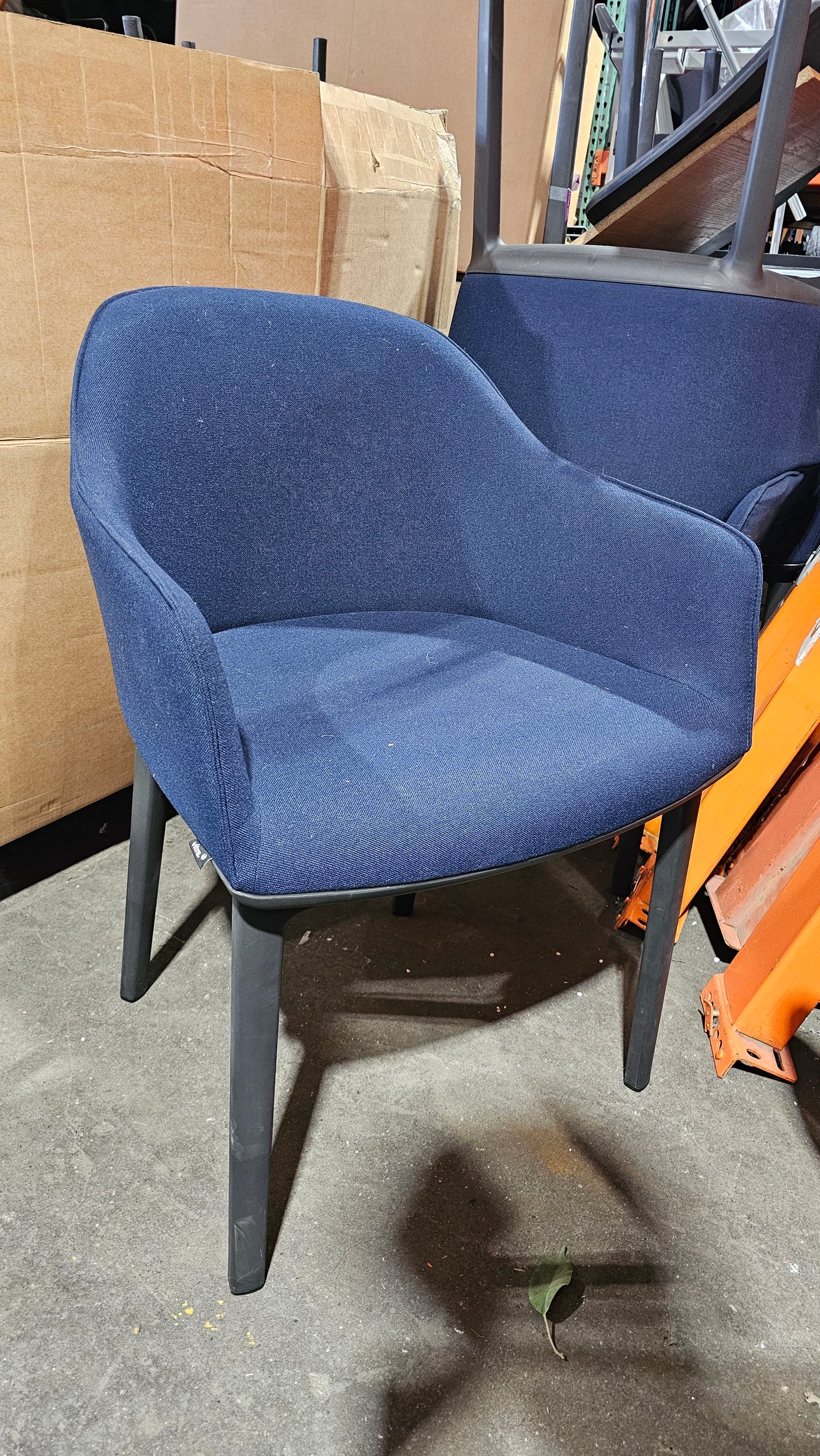 Vitra Softshell Chair in Dark Blue