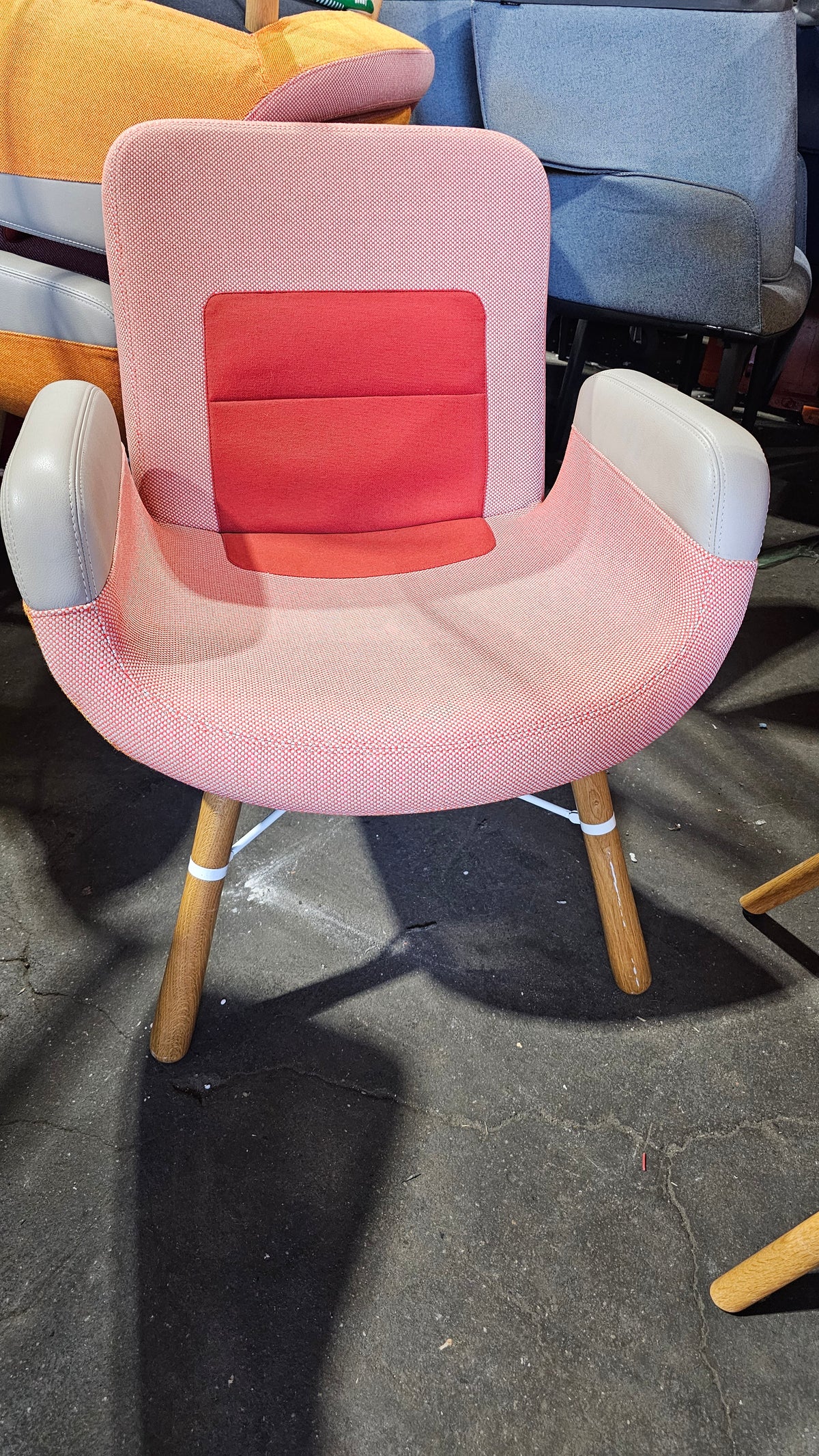 Vitra East River Lounge Chair in Orange