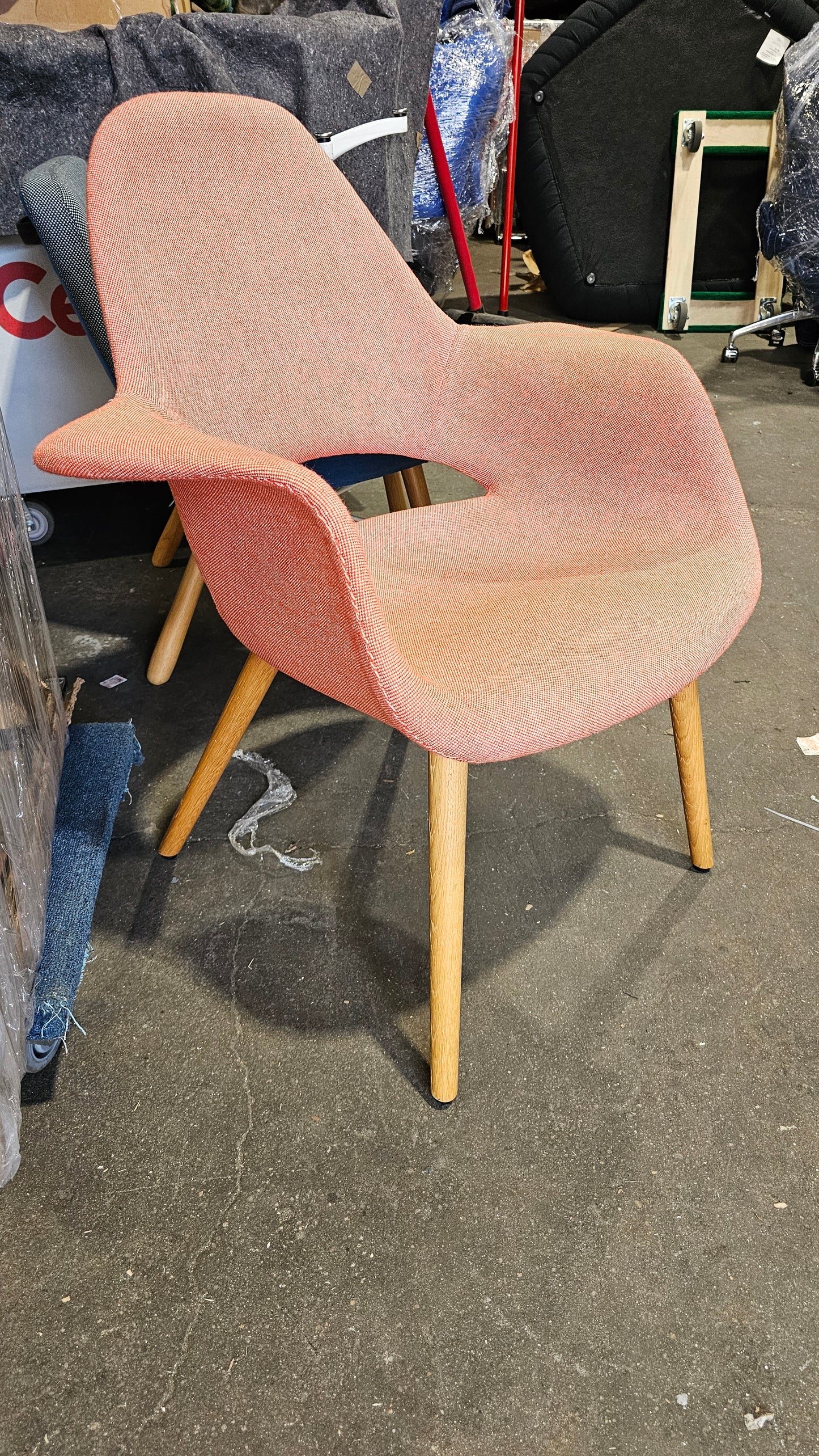 Vitra Organic Lounge Chair in Orange