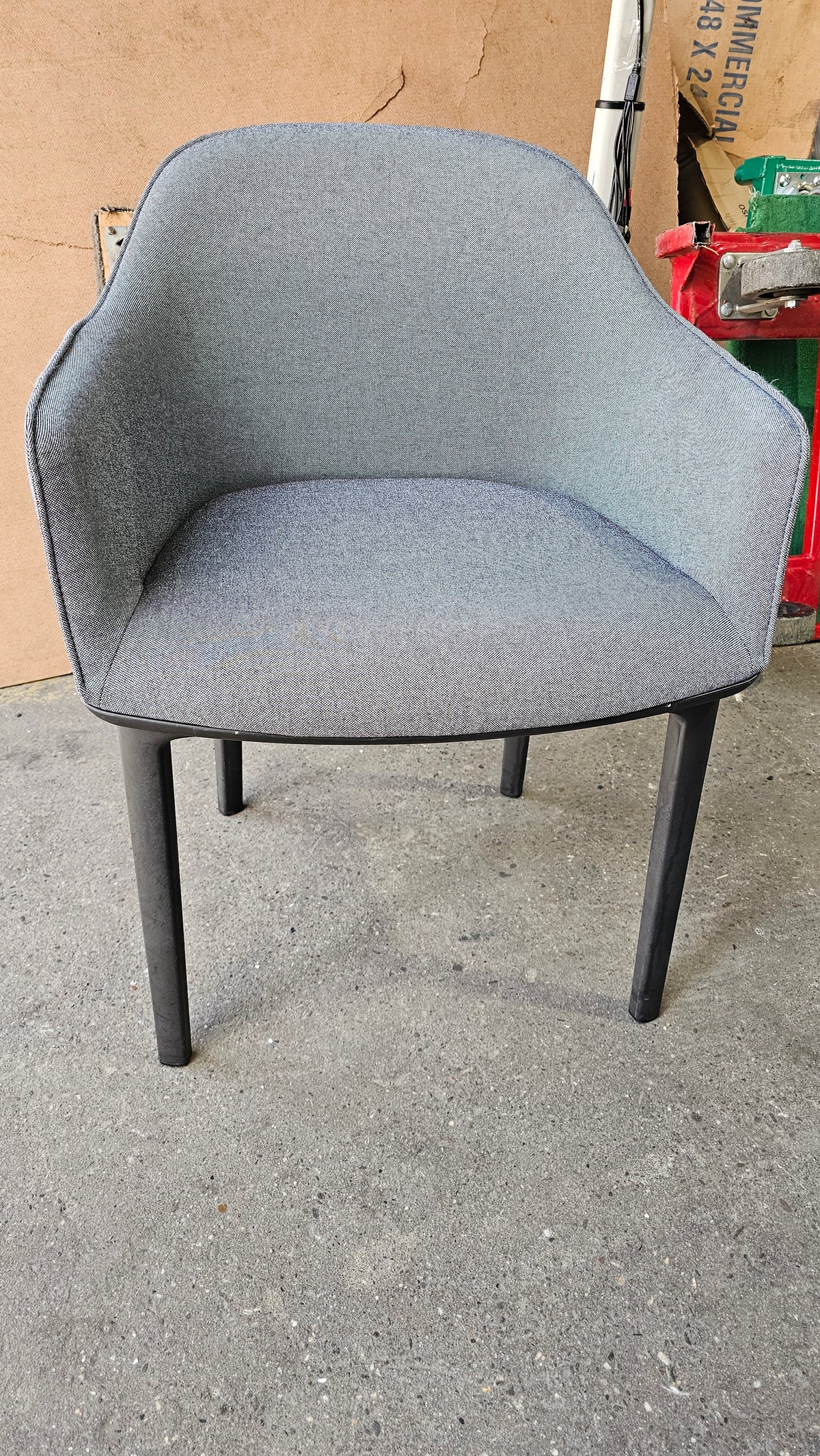 Vitra Softshell Chair in Charcoal Grey
