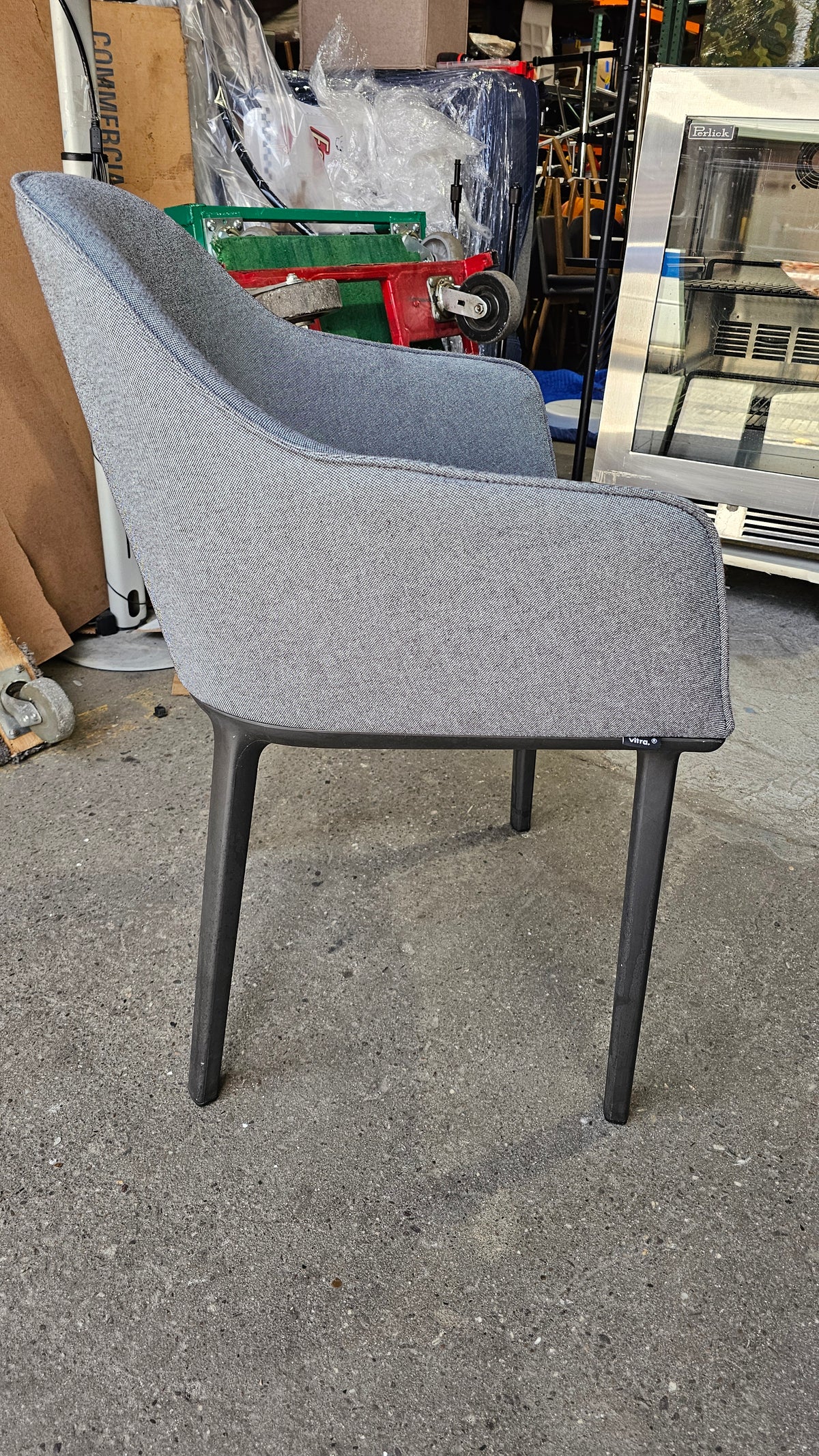 Vitra Softshell Chair in Charcoal Grey