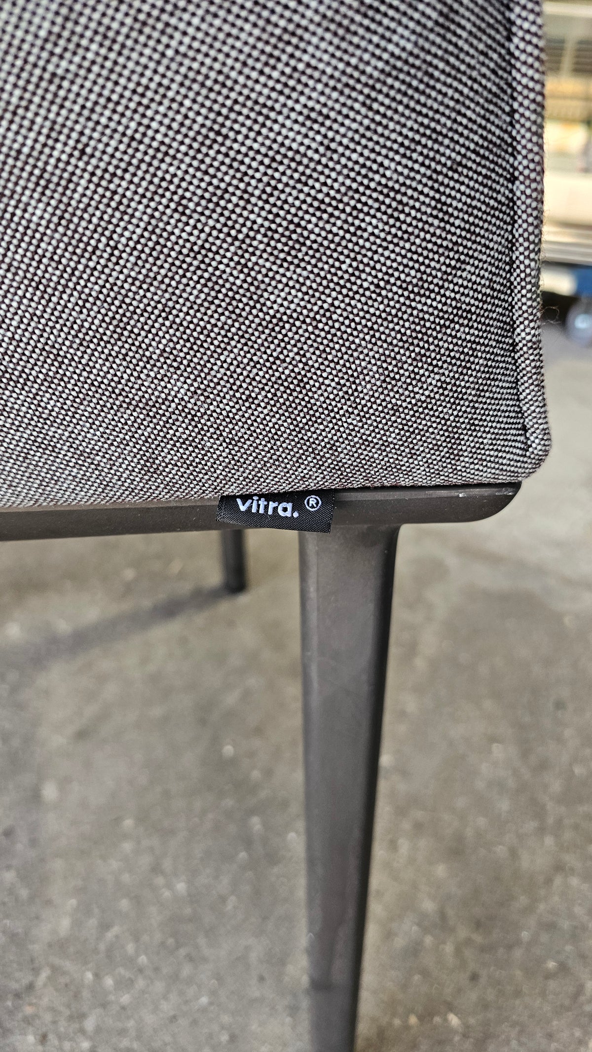 Vitra Softshell Chair in Charcoal Grey