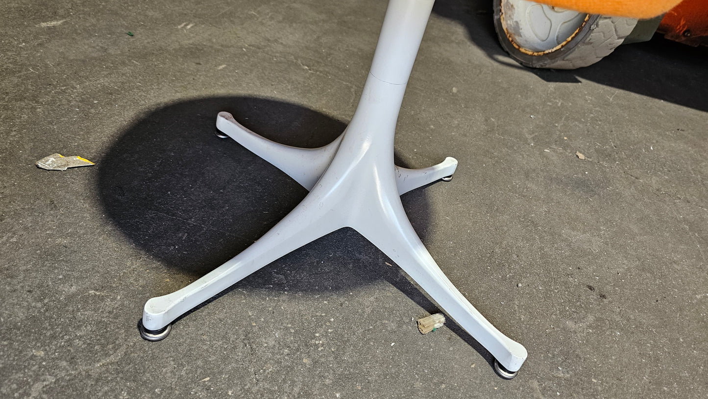 Herman Miller Nelson Pedestal Stool in Orange