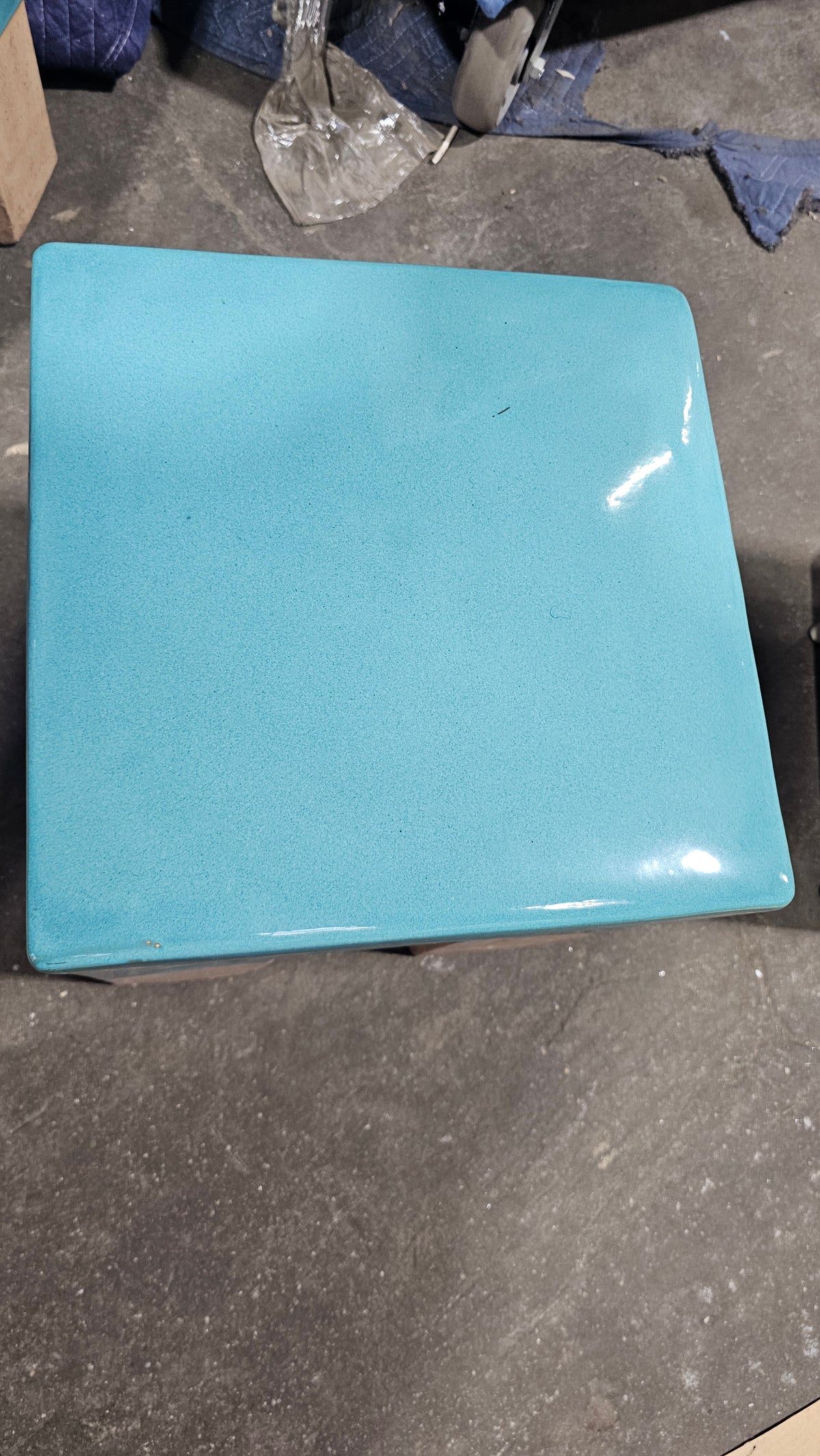 Anthropologie Glaze-Dipped Side Table