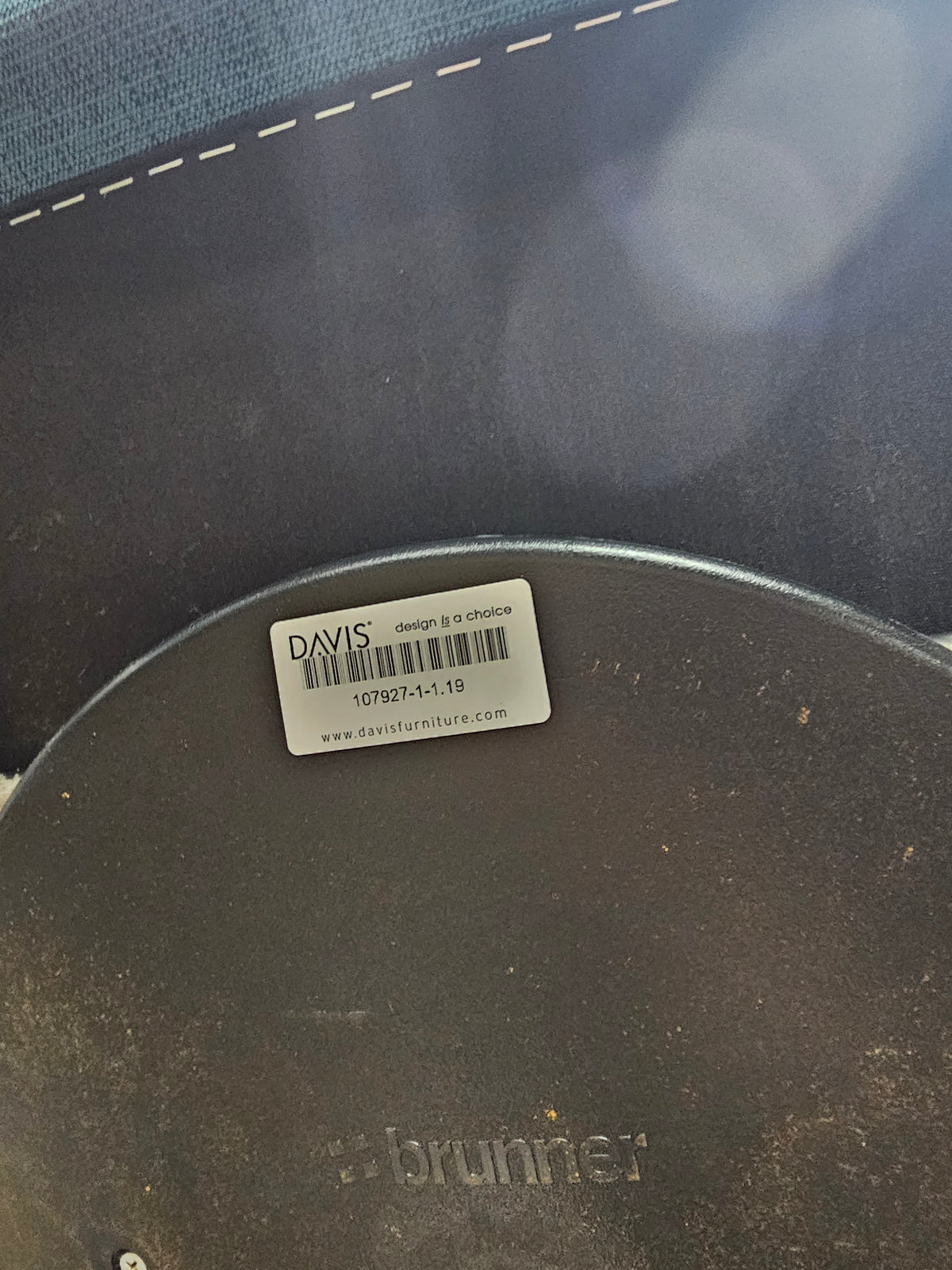 Davis Join Side Chair in Blue (New)