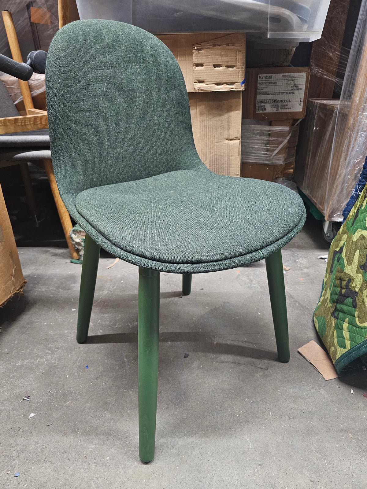 Senator Kin Side Chair in Green