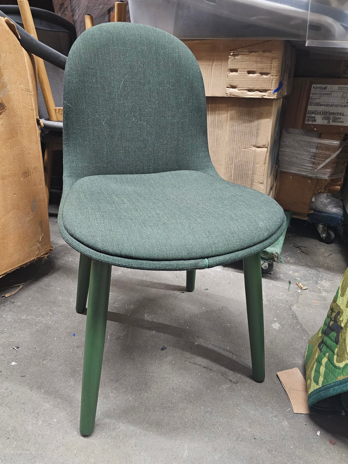 Senator Kin Side Chair in Green