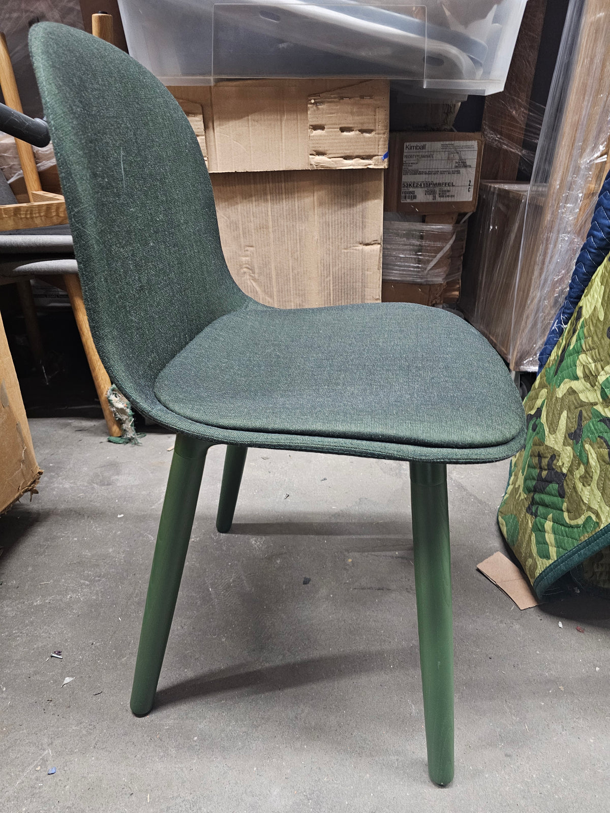 Senator Kin Side Chair in Green
