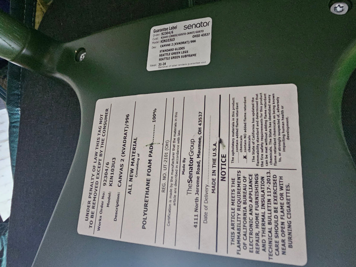 Senator Kin Side Chair in Green