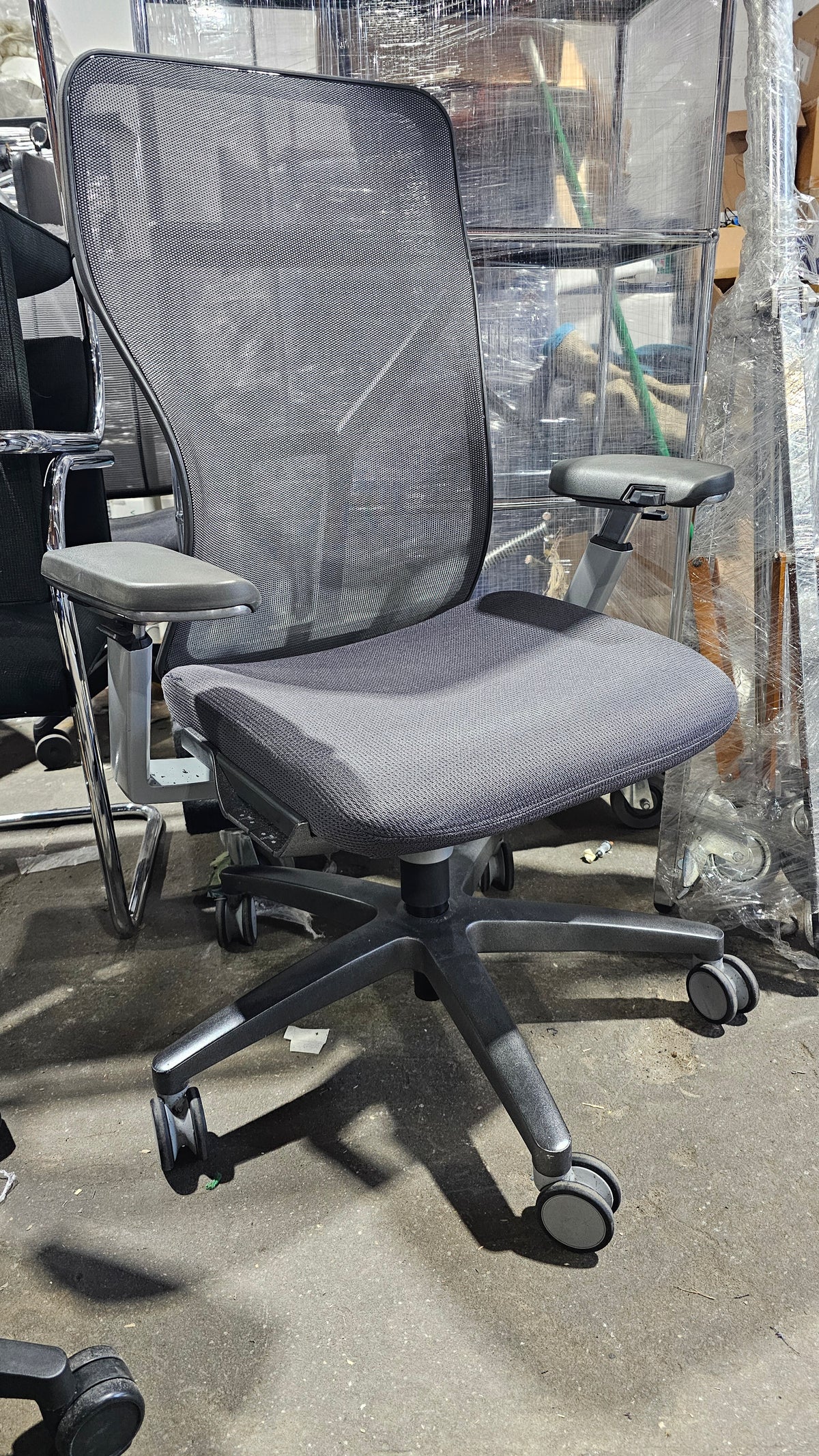 Allsteel Acuity Task Chair in Grey Fabric