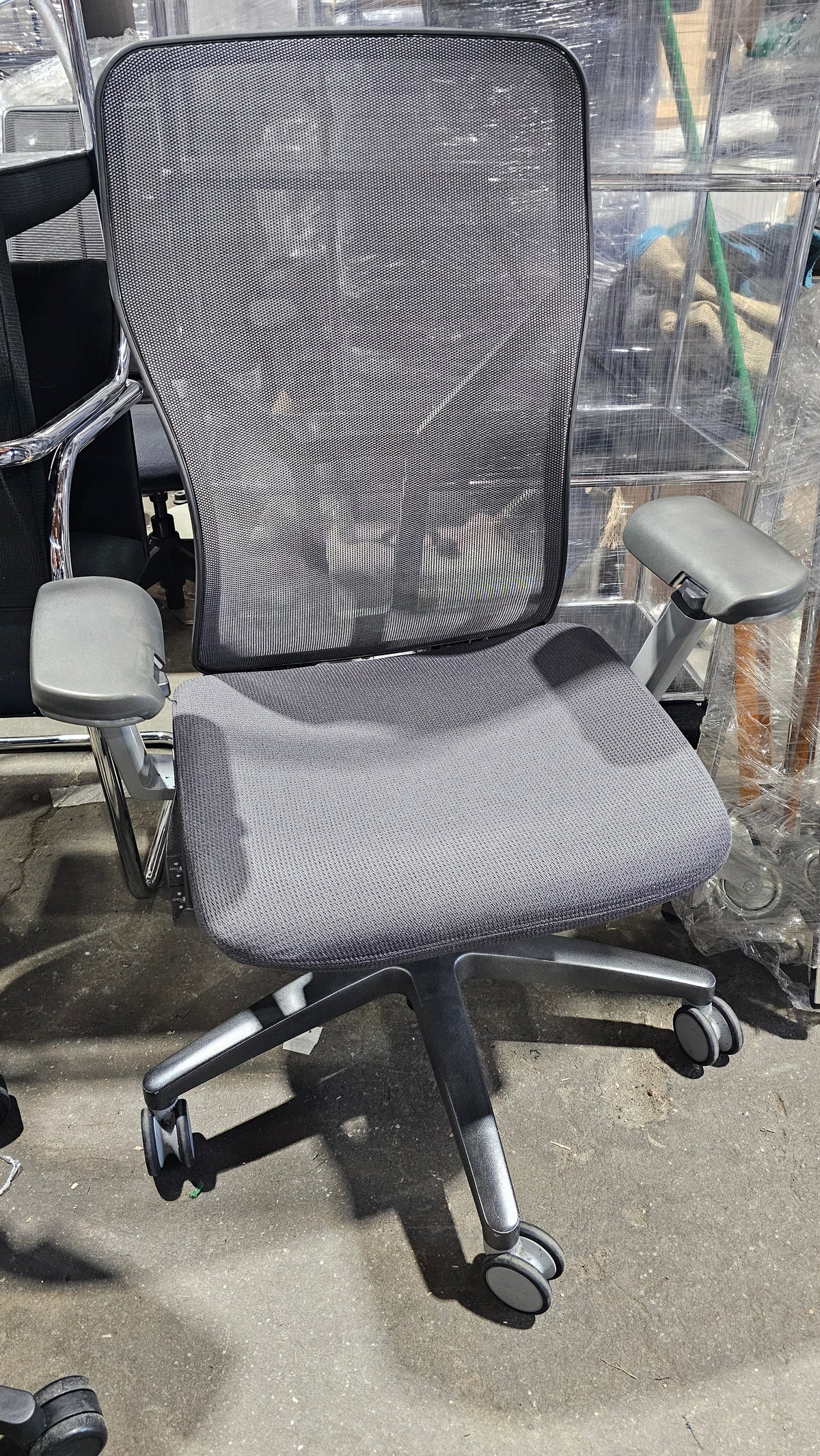 Allsteel Acuity Task Chair in Grey Fabric
