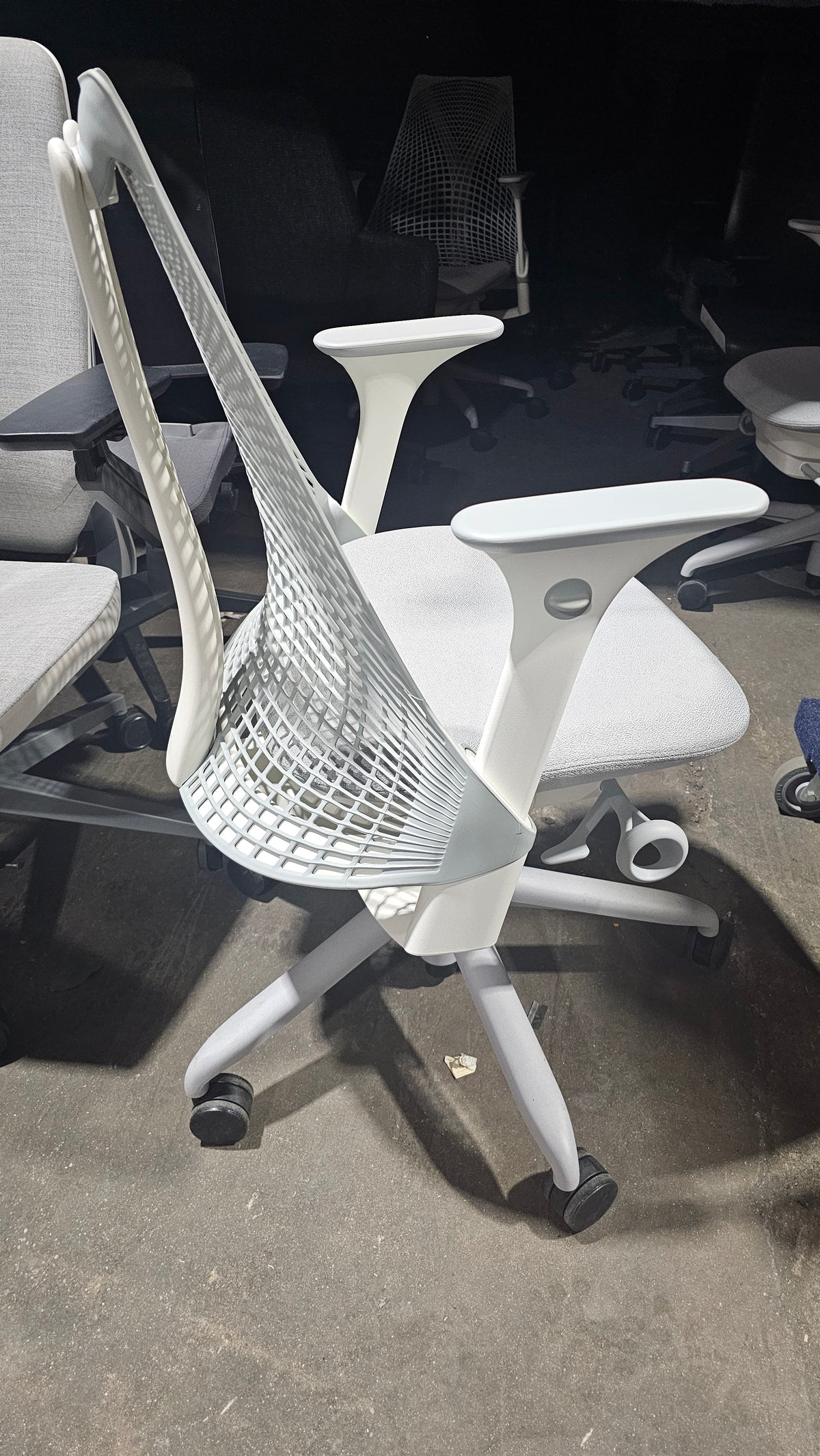 Herman Miller Sayl Chair in Light Grey