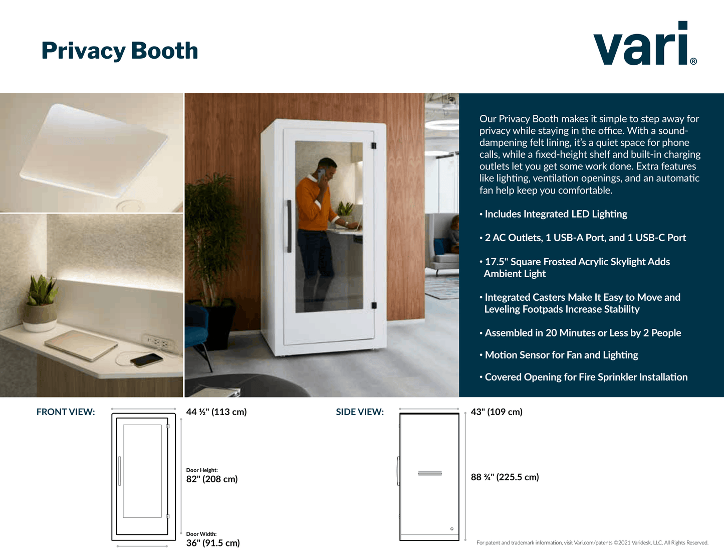 Vari Privacy Booth