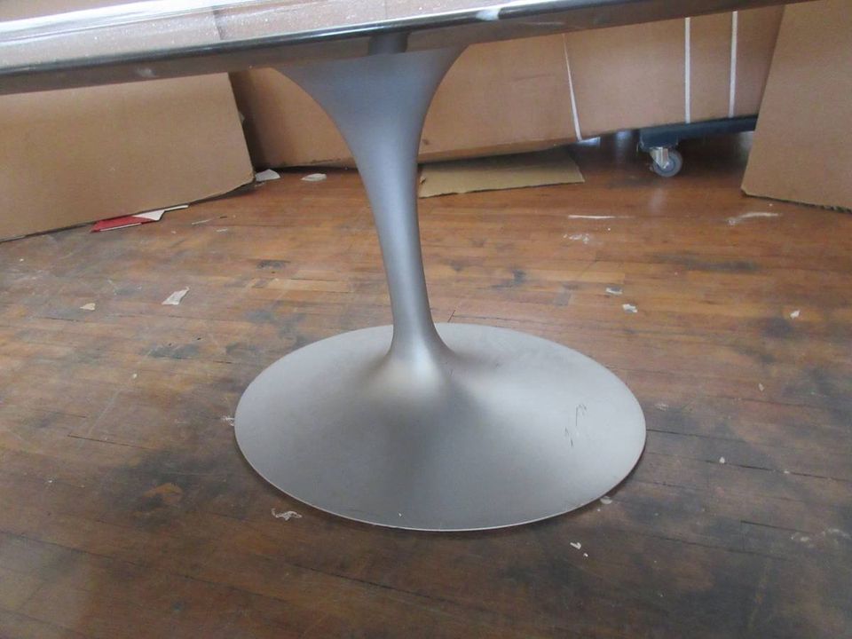 Knoll Saarinen Oval Marble Table, 78-in