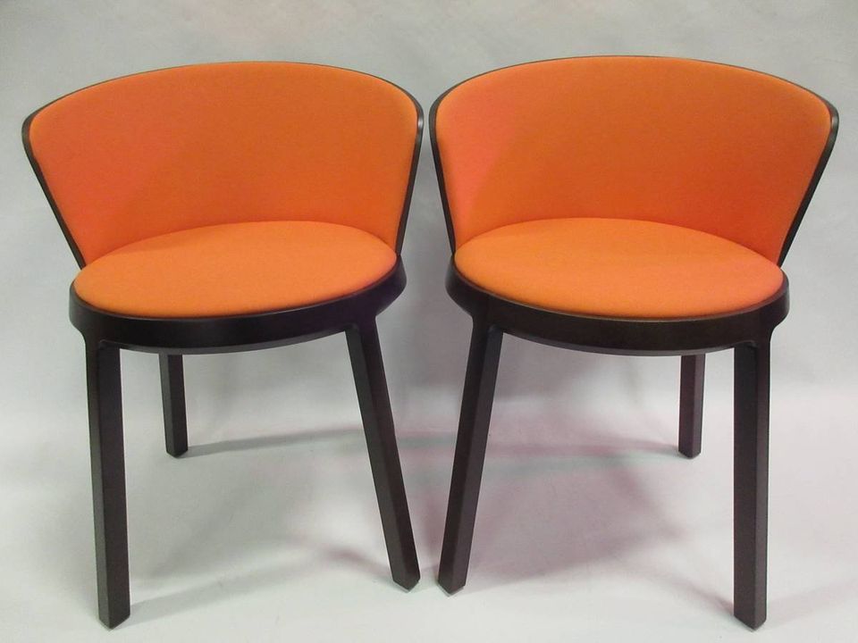 Silla Aro Chairs by Capdell in Orange - A Pair (New) - Bygone Icons