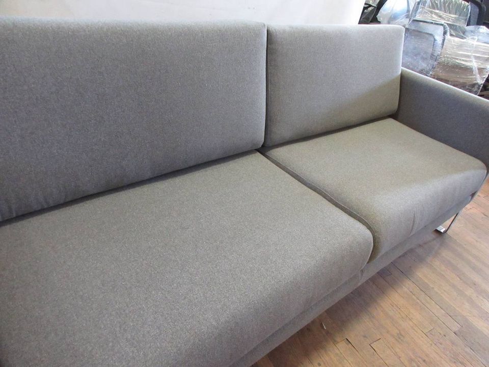 OFS Cubic Sofa in Grey Fabric (New) - Bygone Icons