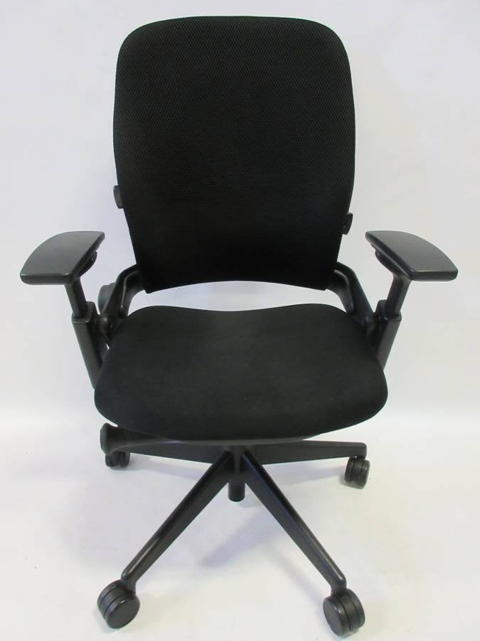 Steelcase Leap V2 Chair in Black Fabric
