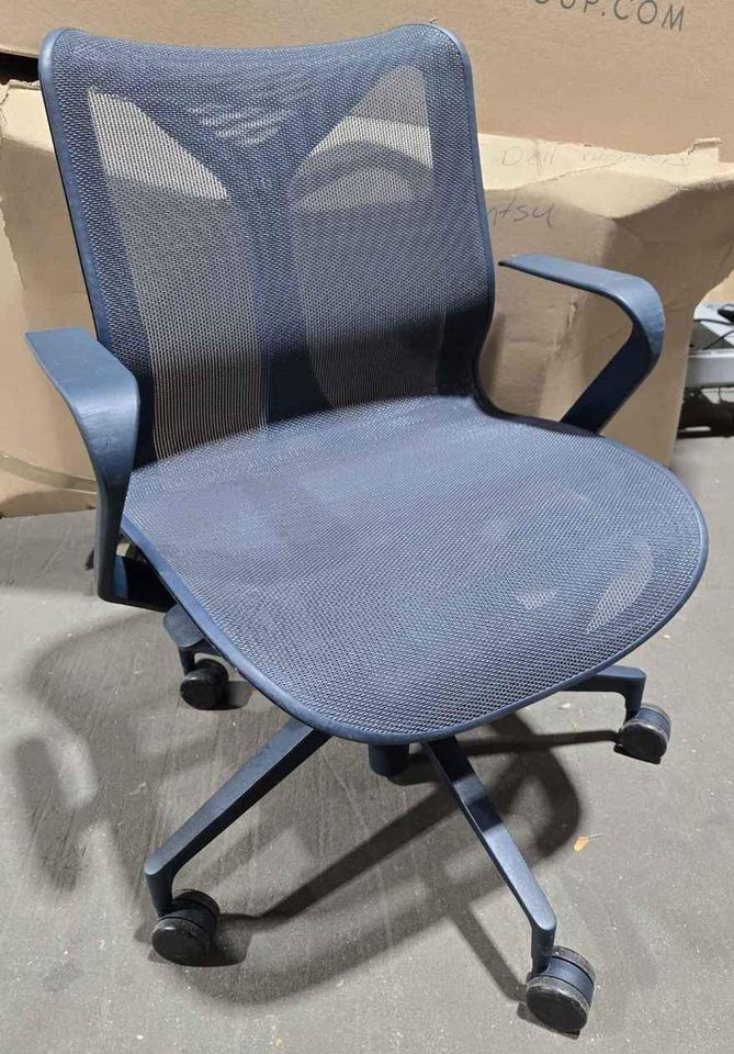 Herman Miller Low Back Cosm Chair in Blue