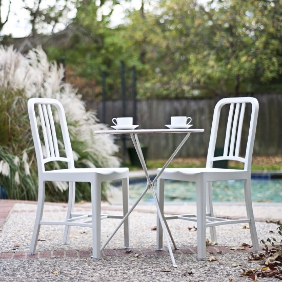 Emeco x Coca Cola 111 Navy Chair in White