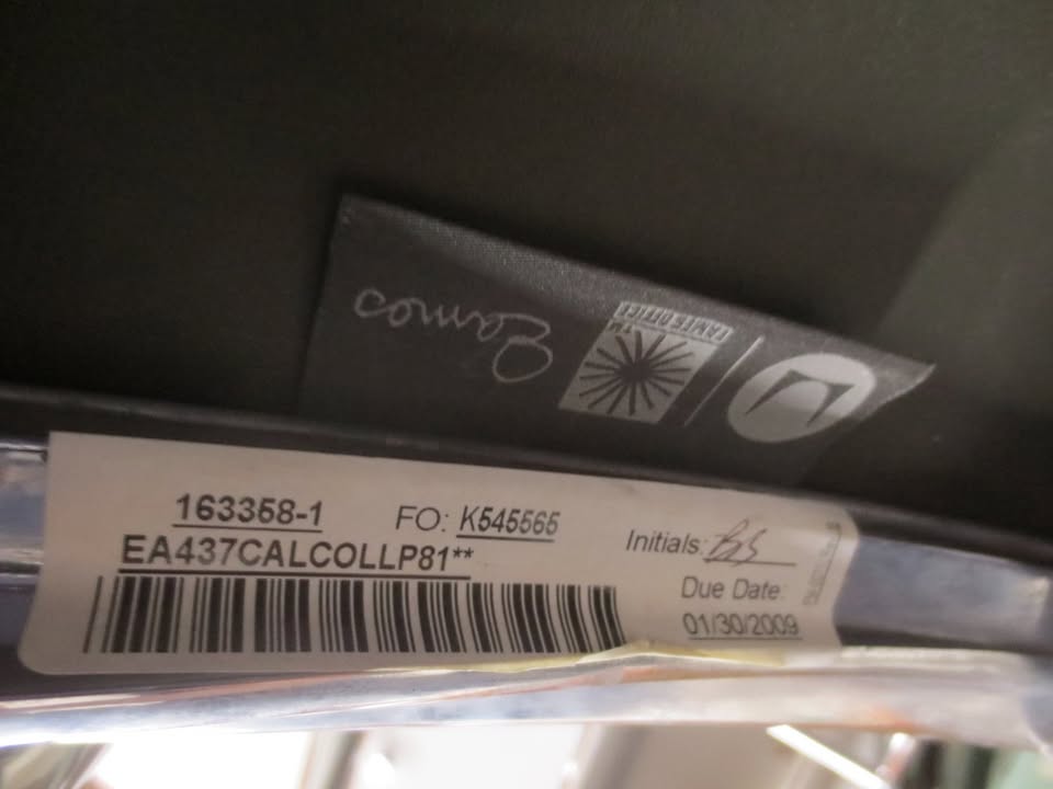 Herman Miller Eames Executive Soft Pad Chair in Metallic Grey Leather, EA437