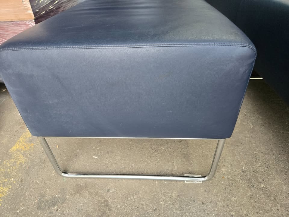 Bernhardt Design Balance 3-Seat Bench in Blue