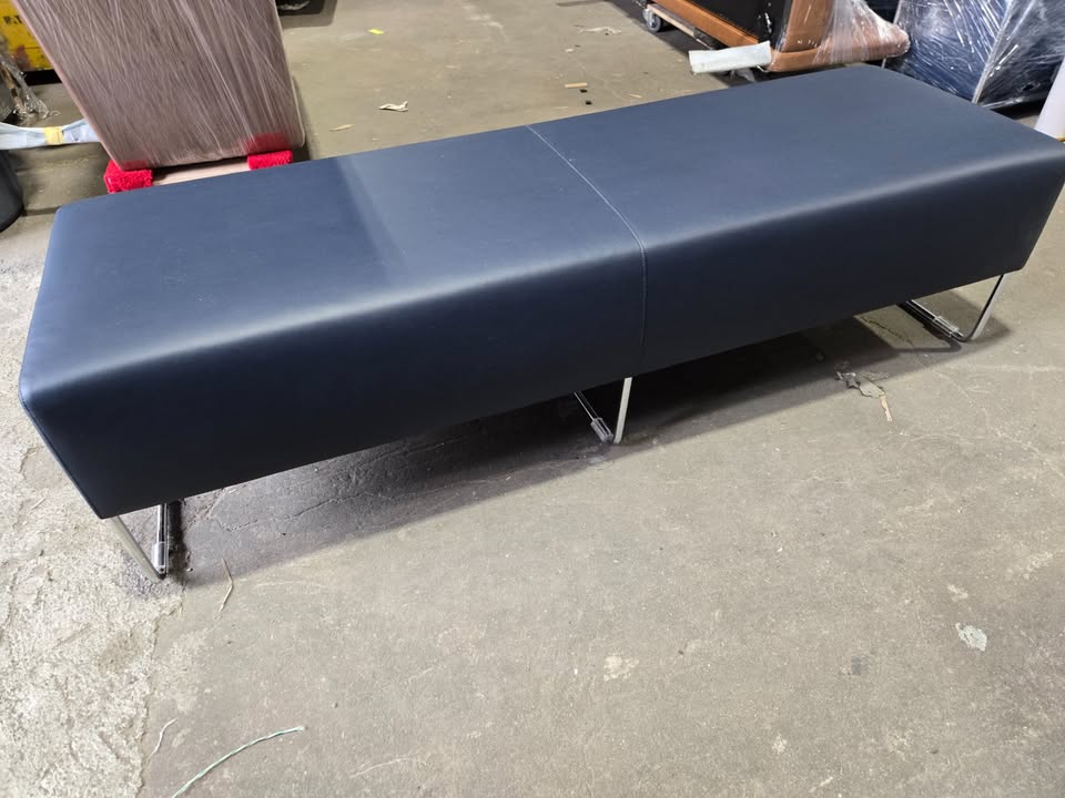 Bernhardt Design Balance 3-Seat Bench in Blue