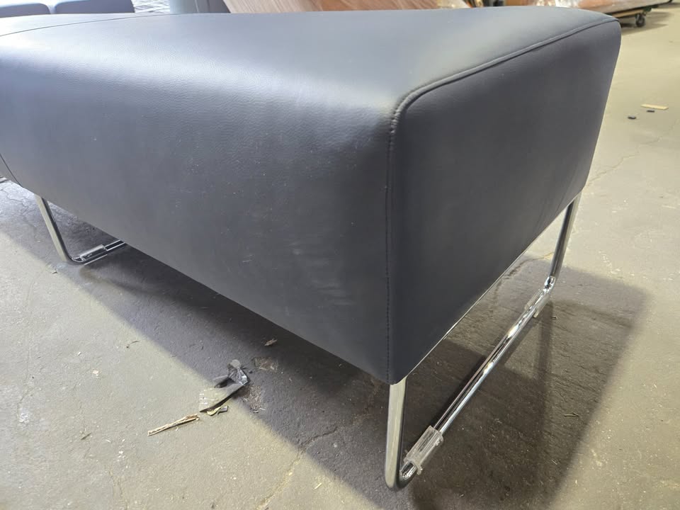 Bernhardt Design Balance 3-Seat Bench in Blue