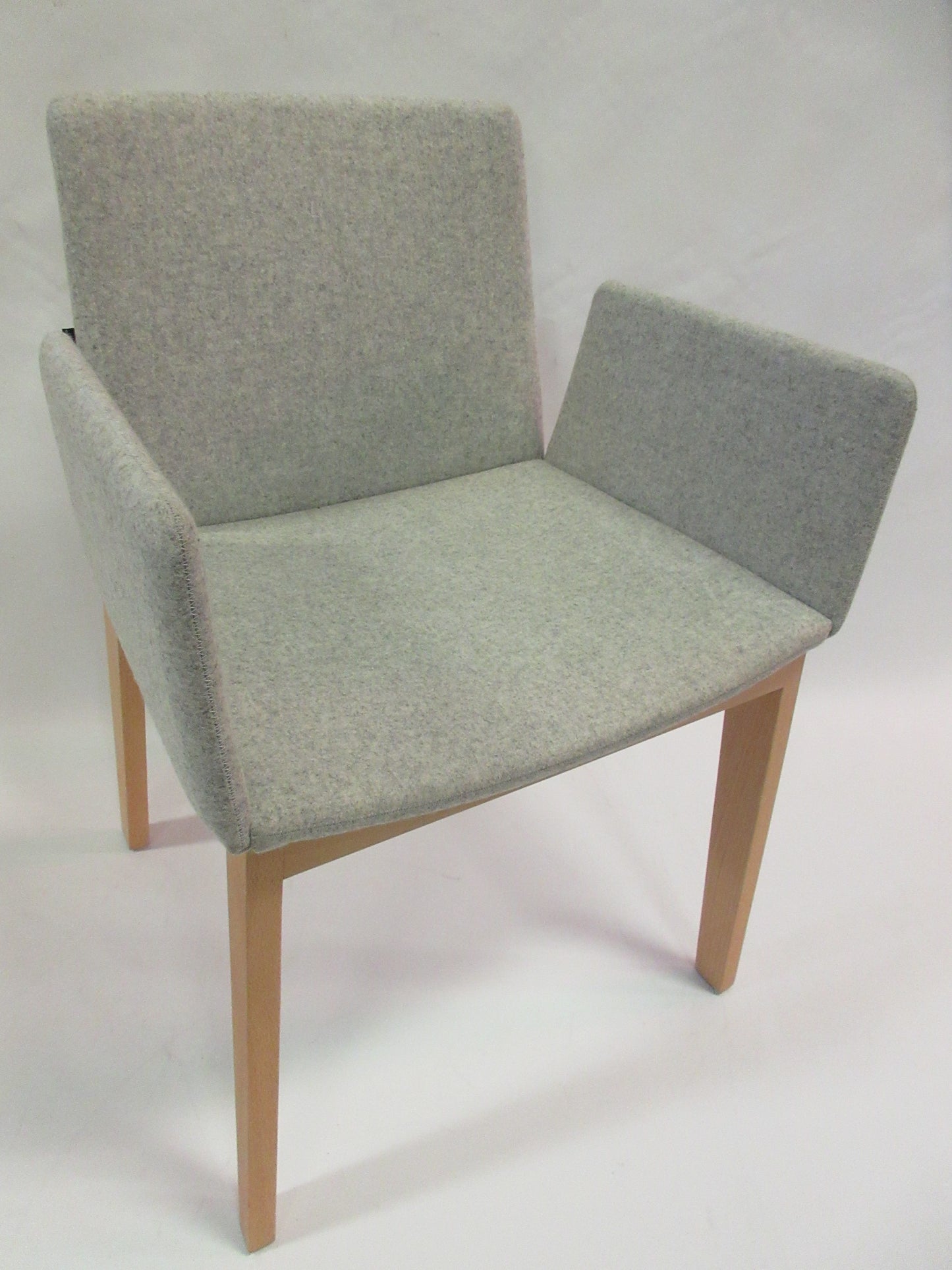 Capdell Ava Armchair in Light Grey Fabric with Light Frame (New in Box)