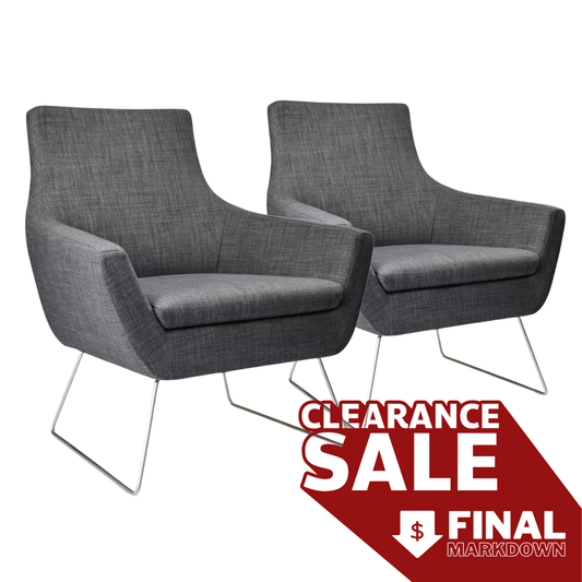 Adesso Kendrick Lounge Chair - A Pair