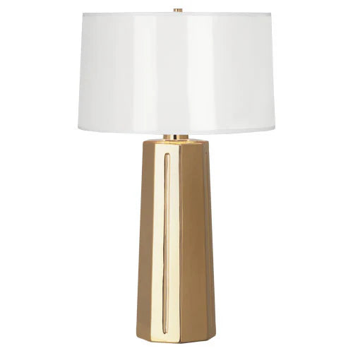 Robert Abbey Mason Table Lamp in Polished Gold (New in Box)