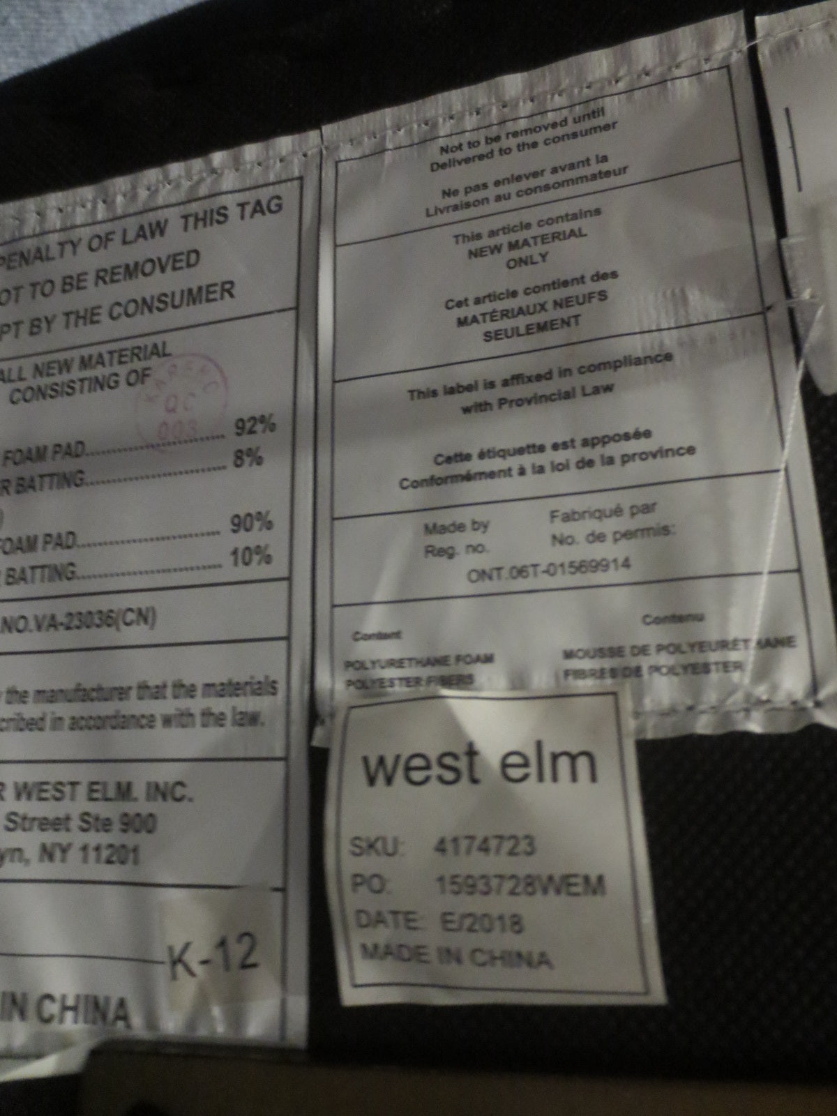 West Elm Roar & Rabbit Swivel Lounge Chair in Pleated Blue Velour