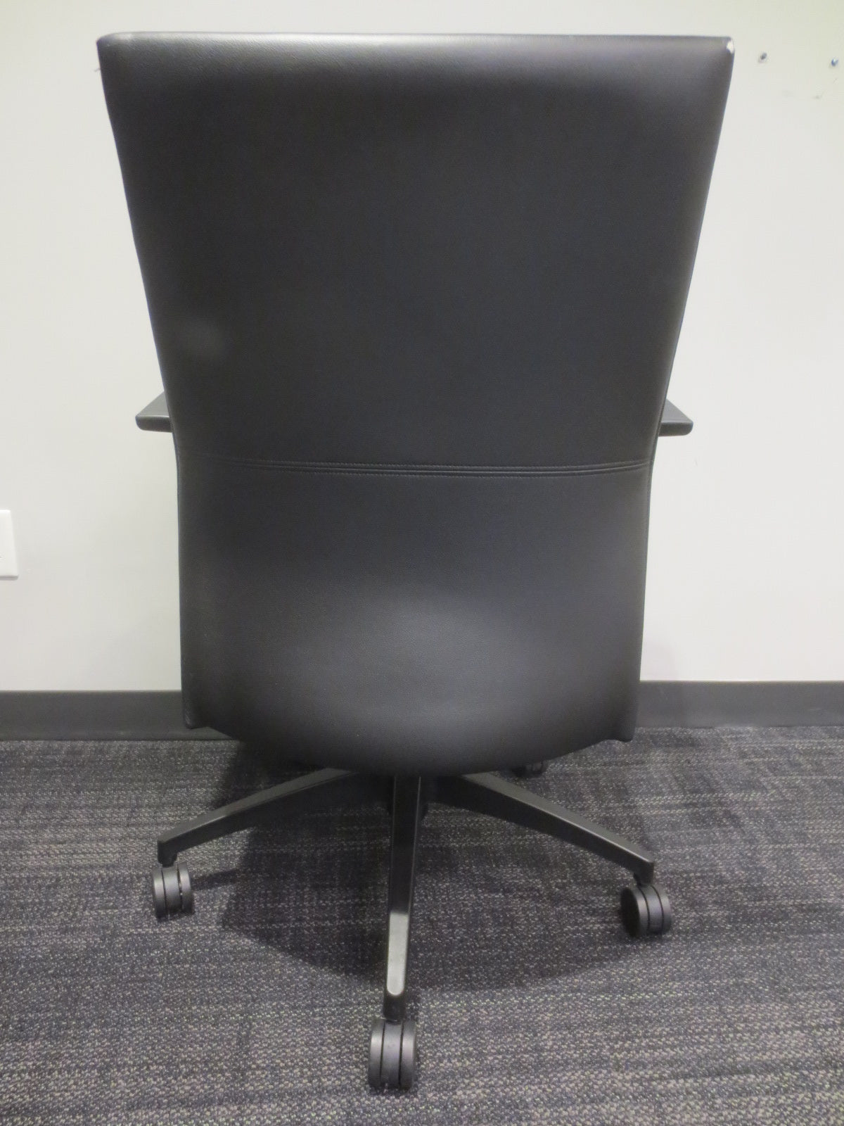 SitOnIt Sona Conference Chair in Black Eco-Leather